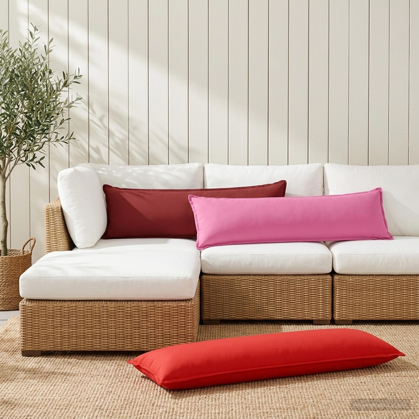 Padi padjaga HOUTEN Roosa 40 x 145 cm Polüester