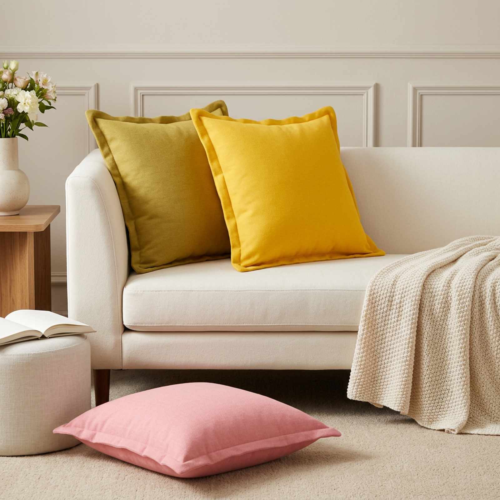 Padi padjaga HOUTEN 2 tk Roosa Kunstlinen