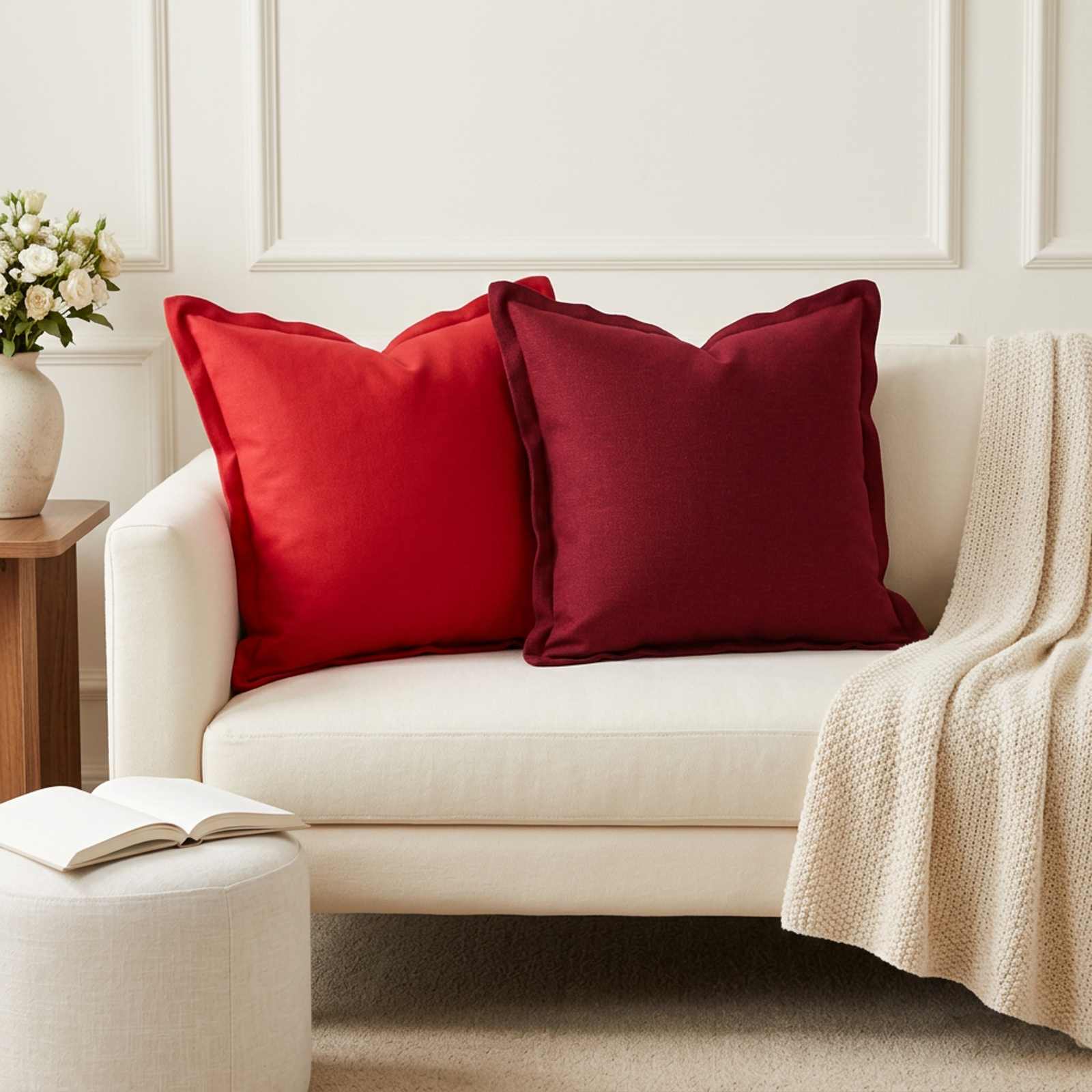 Padi padjaga HOUTEN 2 tk Punane Kunstlinen