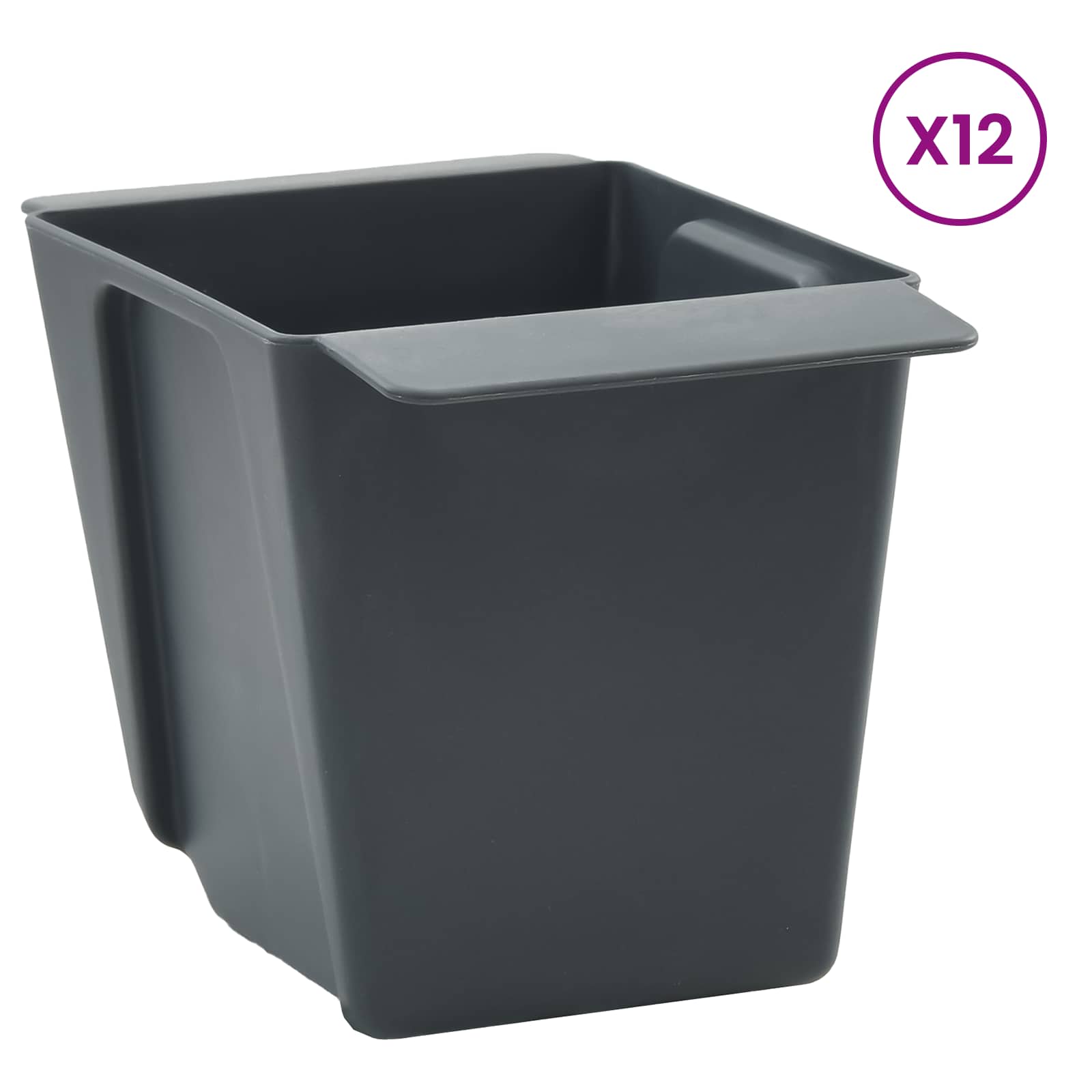 Euro pallide lillekastid 24 tk Hall 13,5 x 9 x 9,5 cm