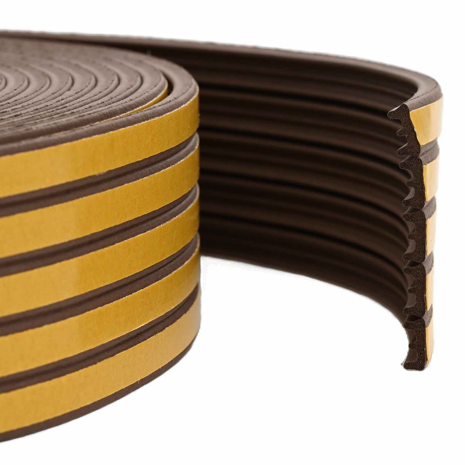 Iseliimuv aknatihedus Pruun 9 x 4 mm 12 m EPDM vaht