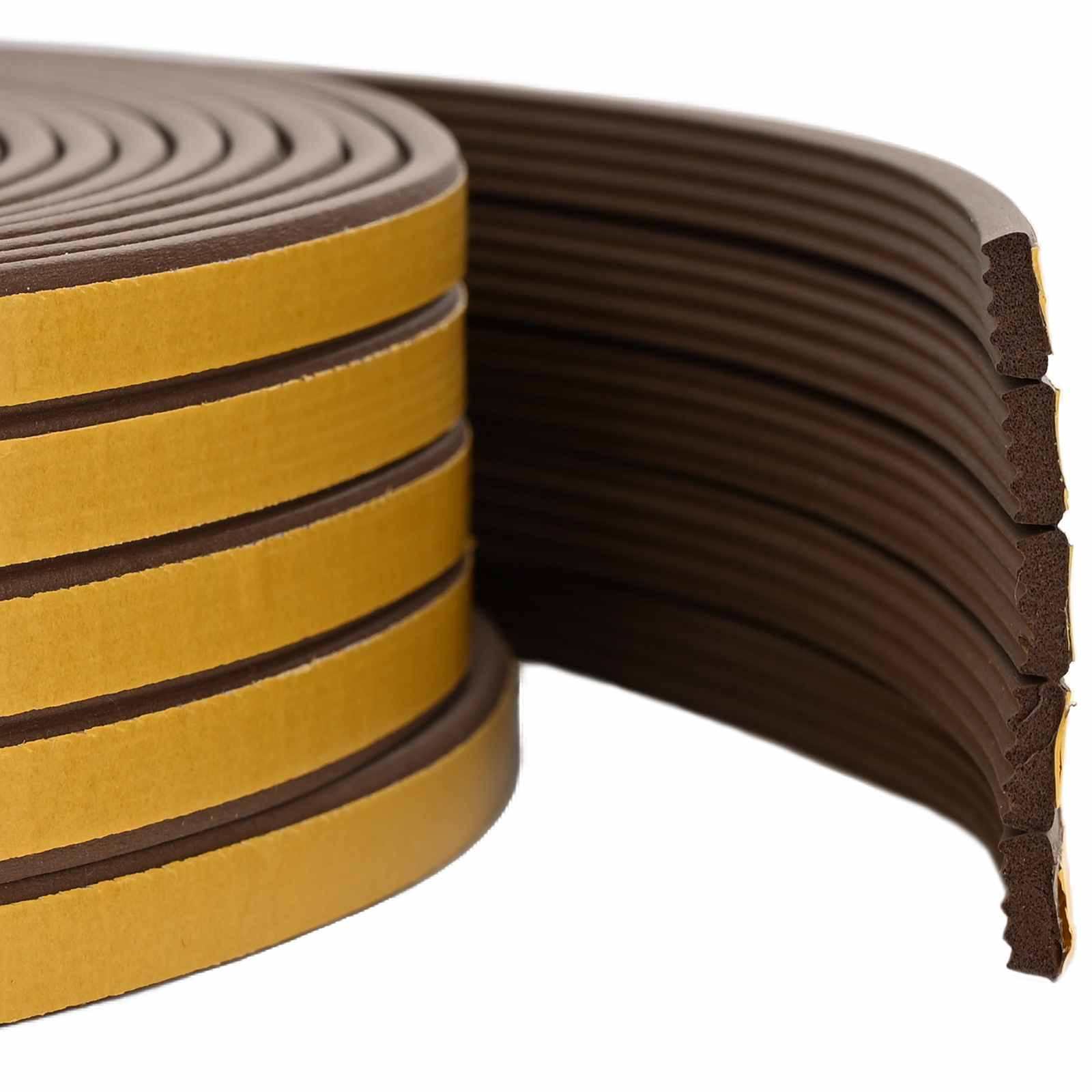 Iseliimuv aknatihedus Pruun 8 x 3 mm 12 m EPDM vaht
