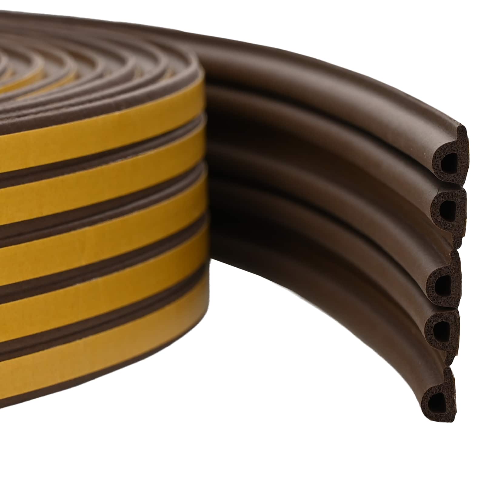 Iseliimuv aknatihedus Pruun 9 x 6 mm 12 m EPDM vaht