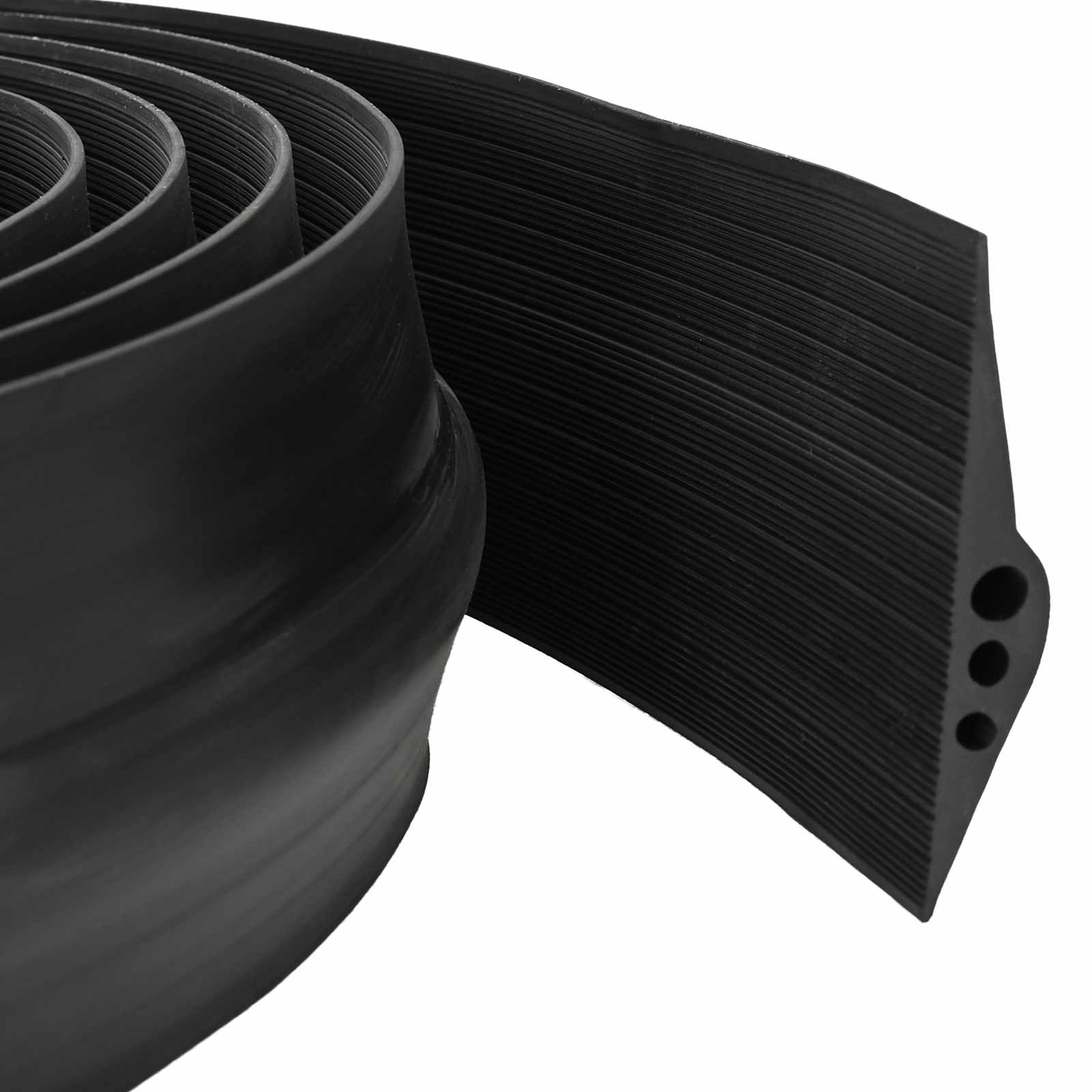 Garaaži põrandatihend Must 78 x 14 mm 2,5 m EPDM kumm