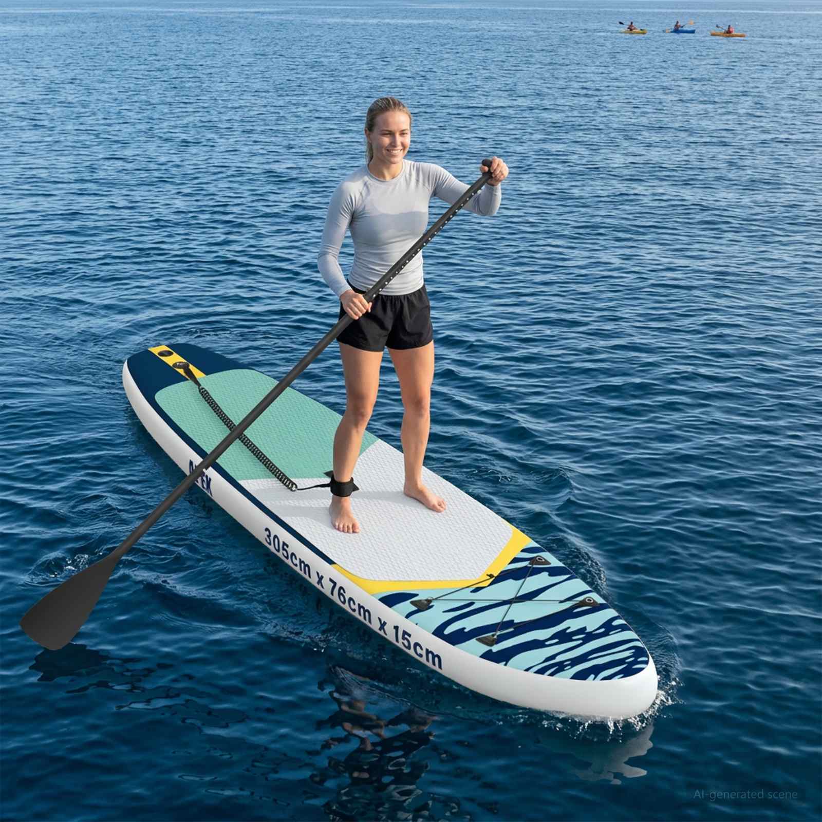 Puhutav Stand Up Paddle Board APEX 305 x 76 x 15 cm Sinine