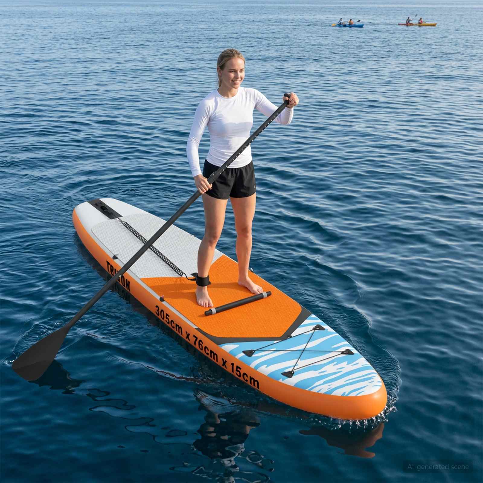 SUP laud koos istmega 2-in-1 TRITON 305 x 76 x 15 cm Sinine