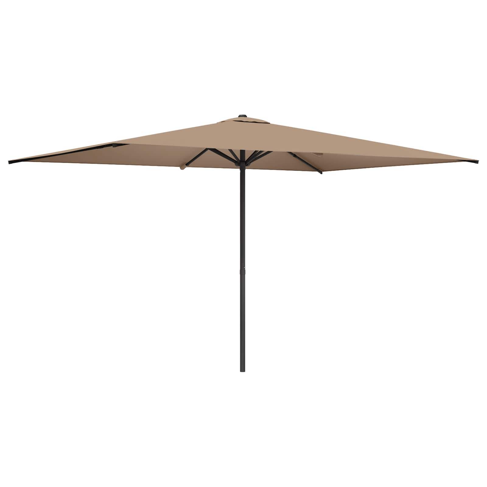 Aedapara Ristkülik 2 x 3 m Polüester Pruunikashall