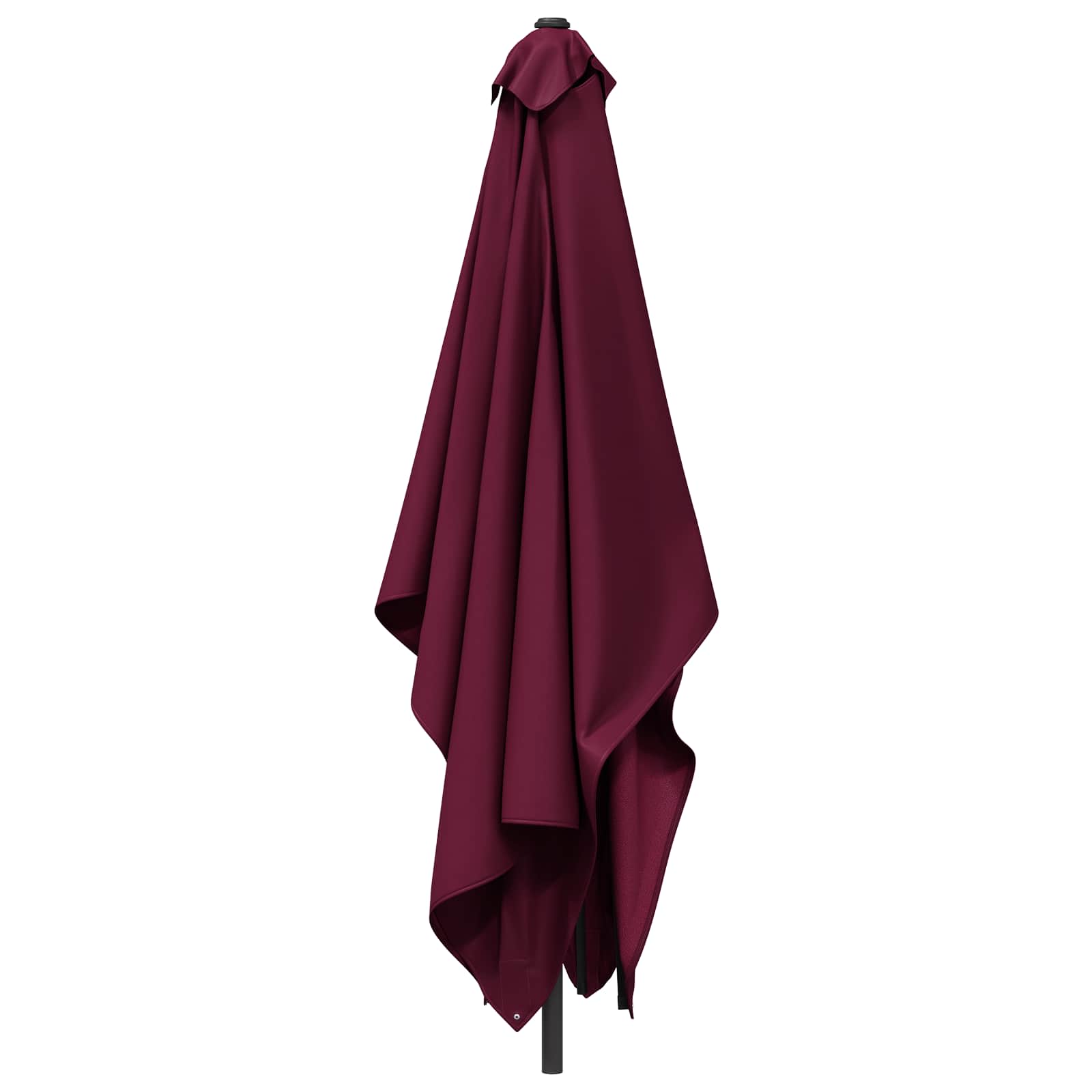 Aedapara Ristkülik 2 x 3 m Polüester Bordeaux punane