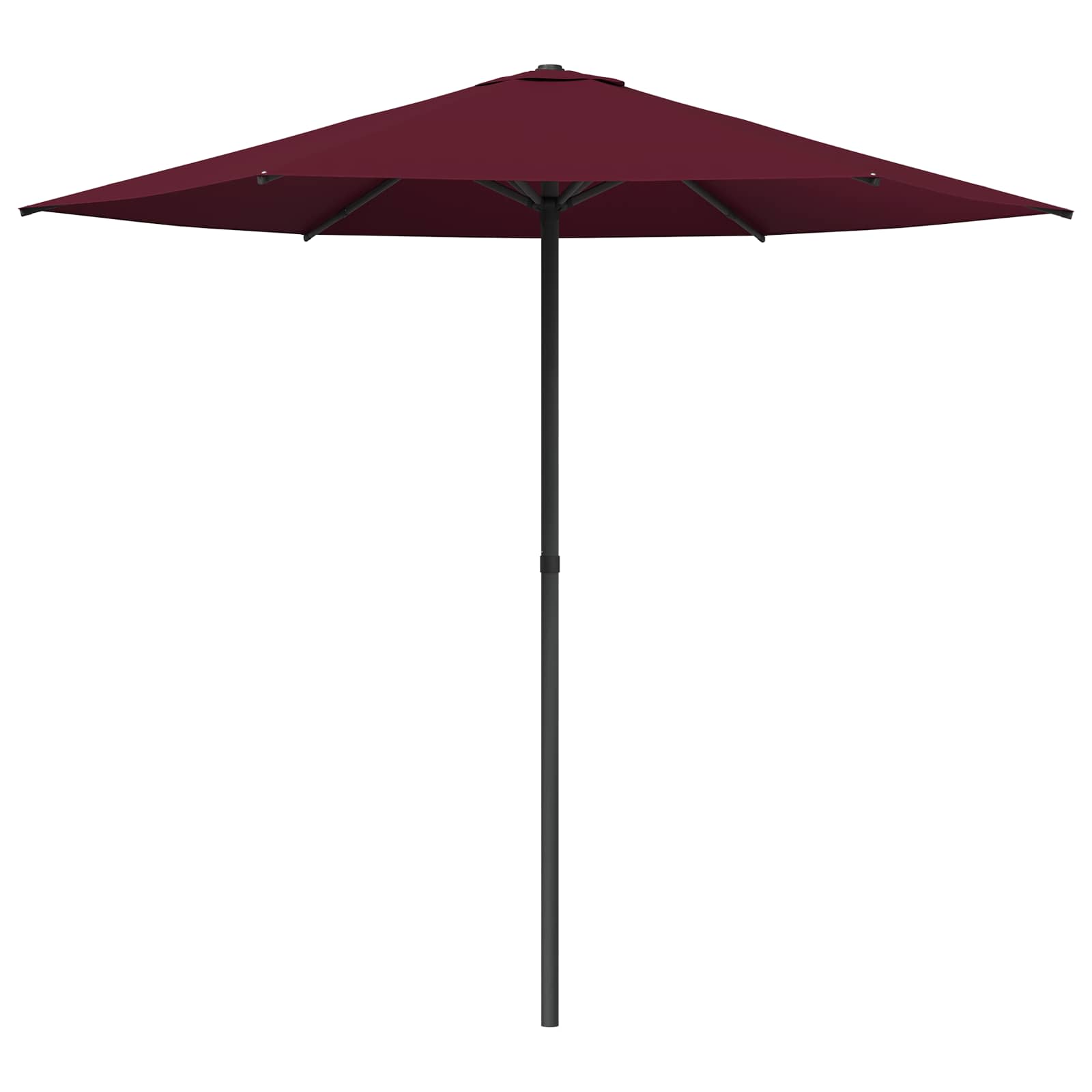 Aedapara Ristkülik 2,3 x 2,3 m Polüester Bordeaux punane
