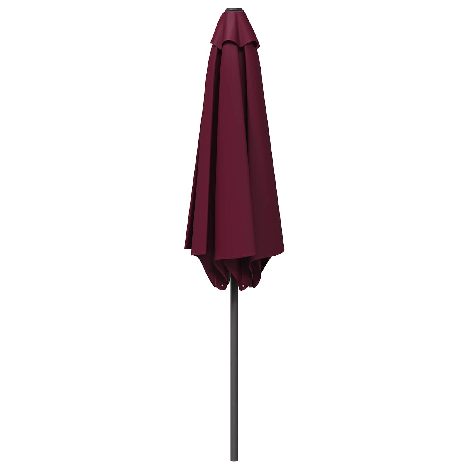 Aedapara Ristkülik 2,3 x 2,3 m Polüester Bordeaux punane