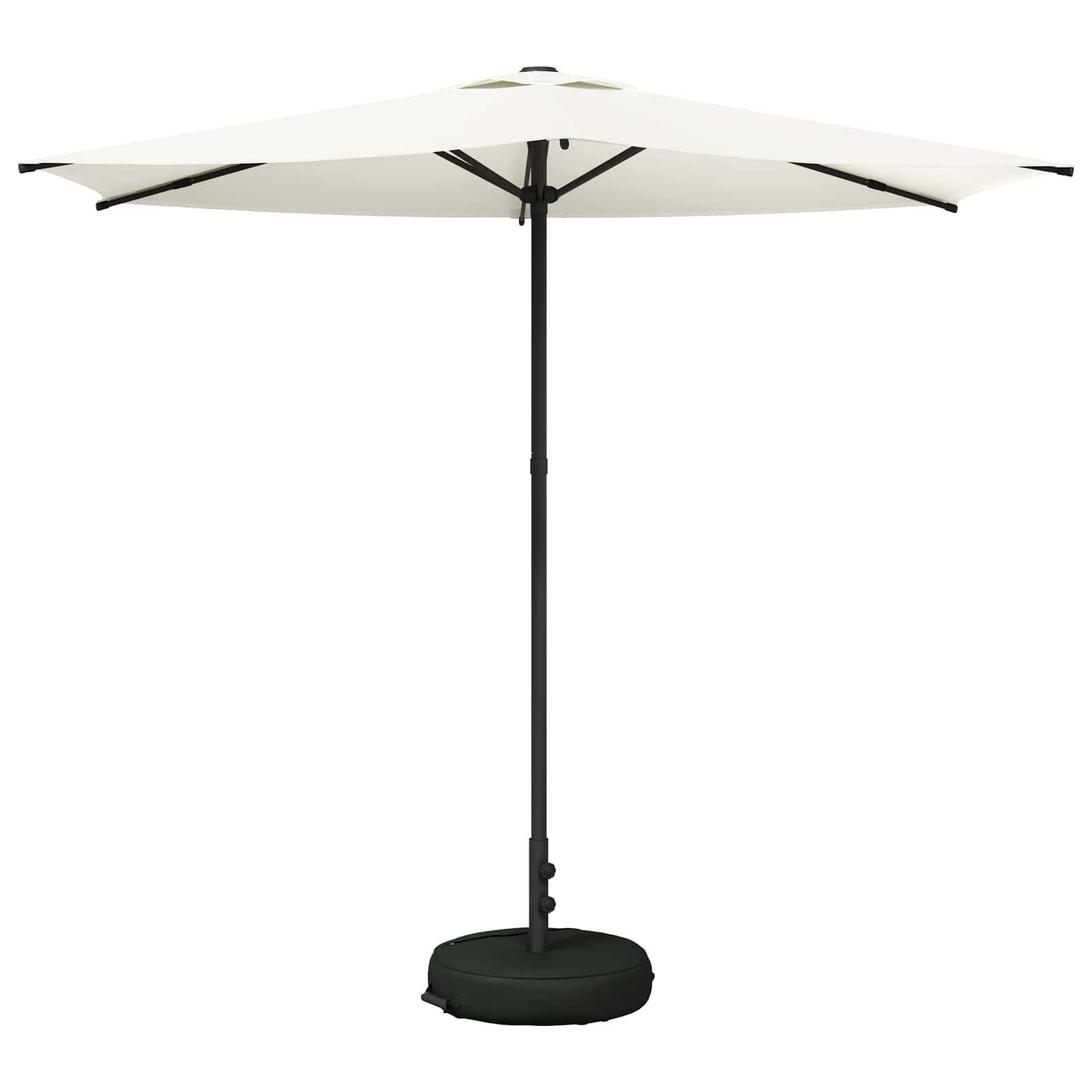 Aiatelgi koos alusega Ristkülik 2,7 x 2,7 m Polüester Kreemjas