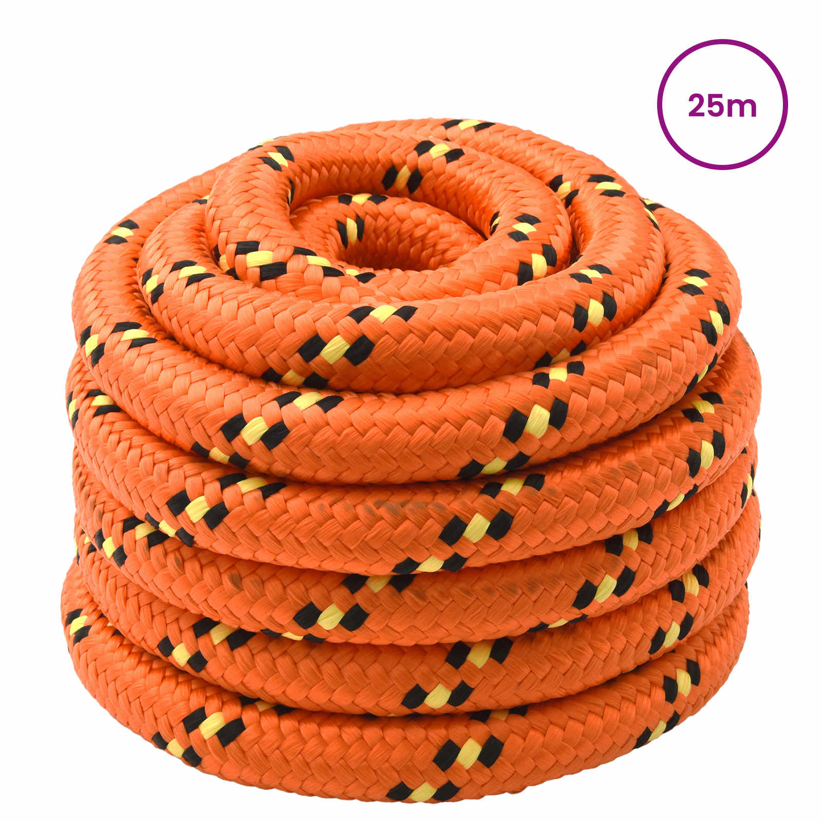 Paadi köis 40 mm 25 m Oranž polypropylène