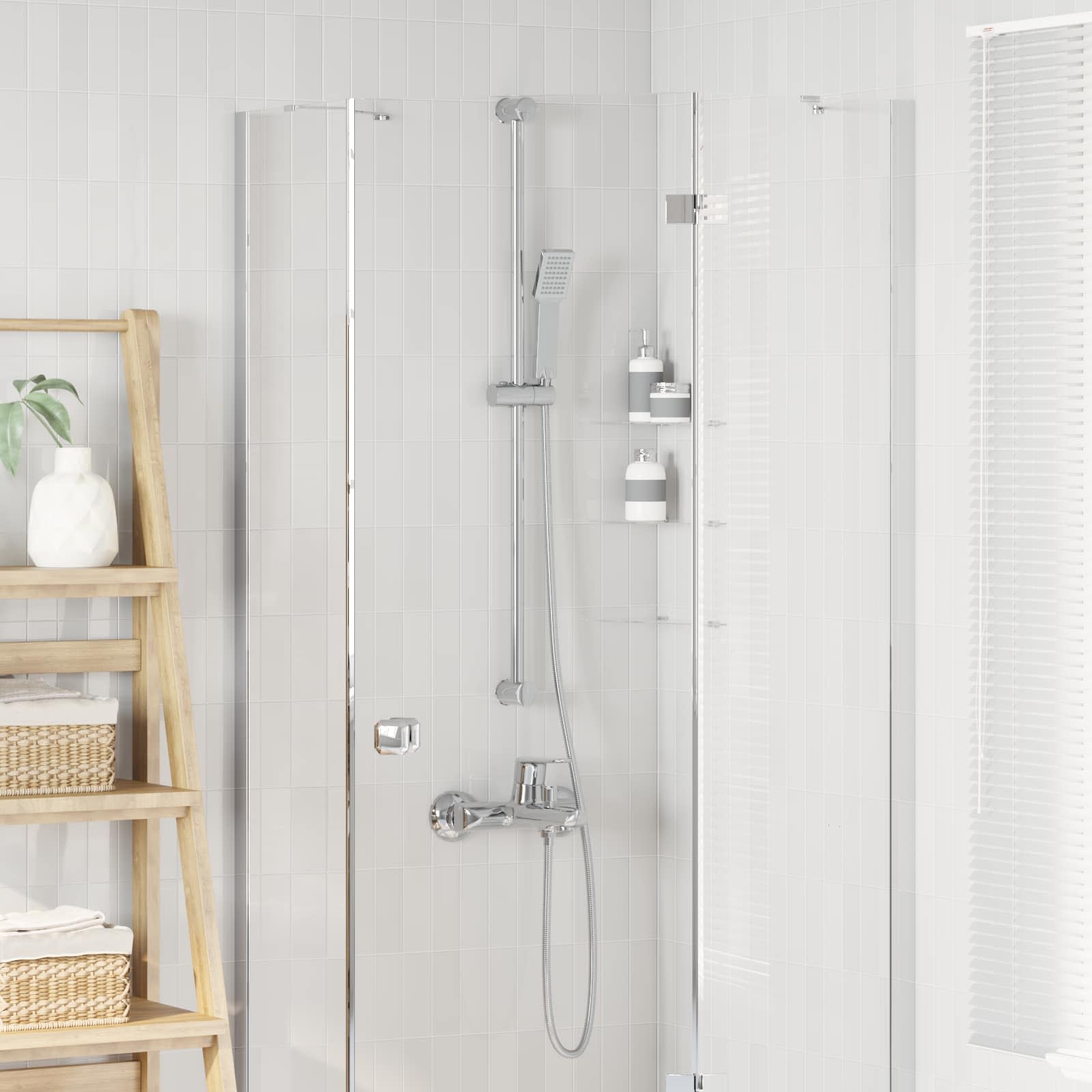 Dušipea Komplekt Kroom 150 cm Roostevaba teras