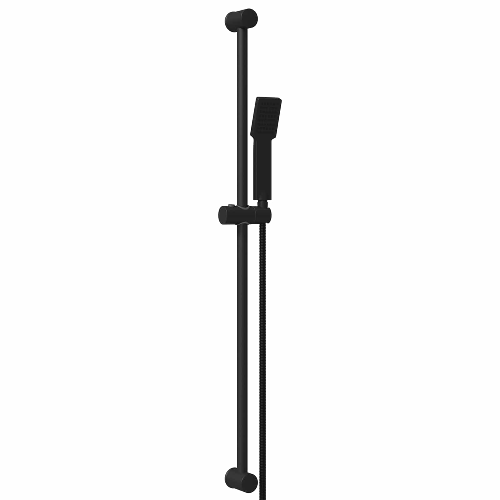 Dušisüsteemi komplekt Must 100 cm Roostevaba teras