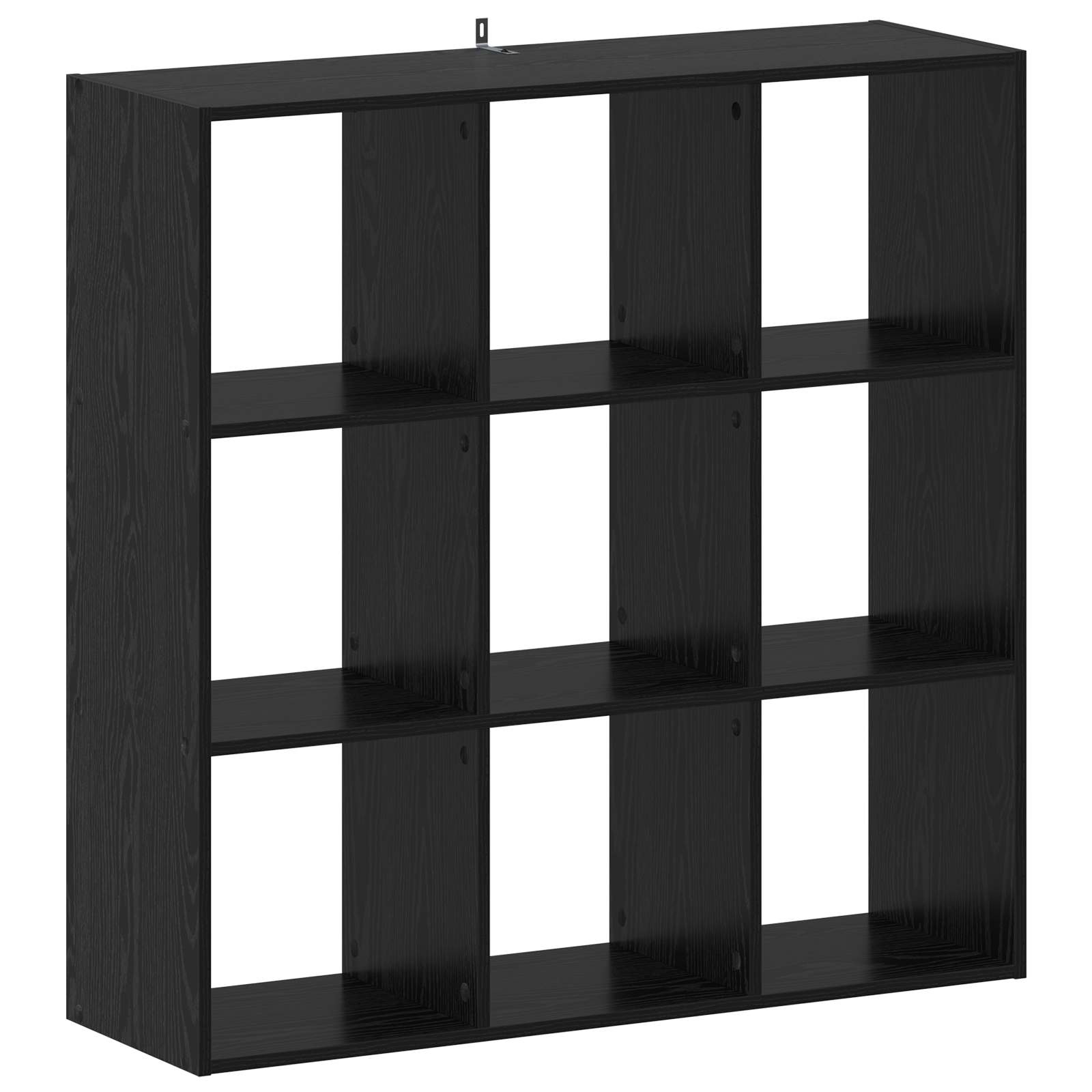 Raamatukapp Must tamm 102 x 32 x 102 cm