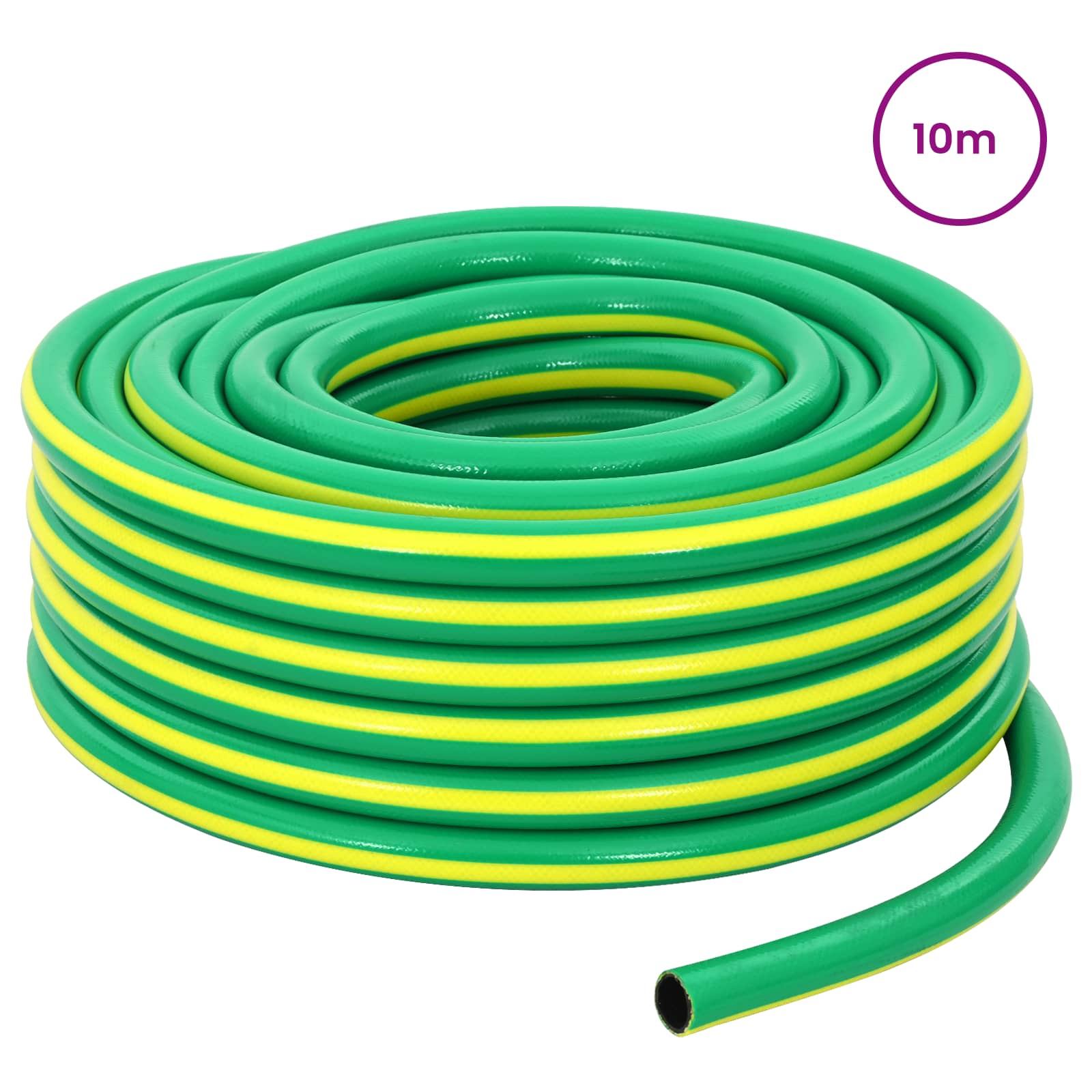 Aed voolik 5-kihiline Roheline ja Kollane 1/2'' 10 m PVC