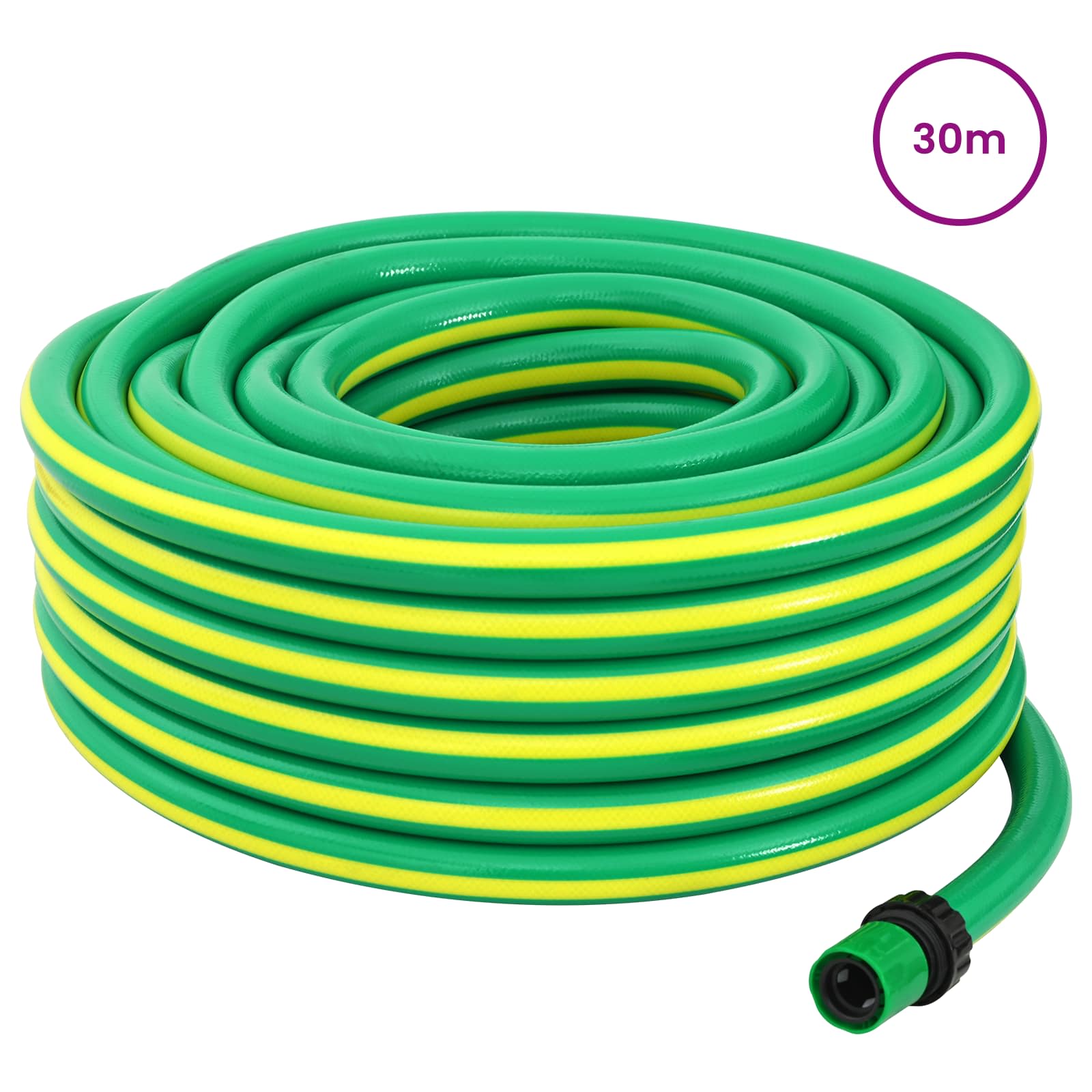 Aed voolik 5-kihiline Roheline ja Kollane 1/2'' 30 m PVC
