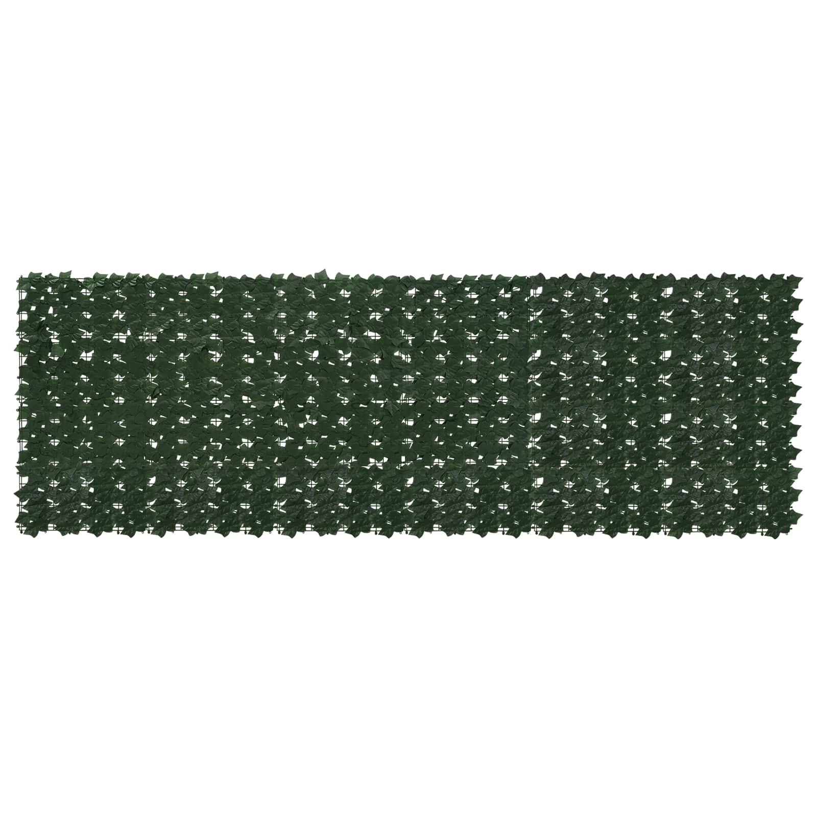 Rõdu ekraan lehtedega Tumeroheline 300 x 100 cm