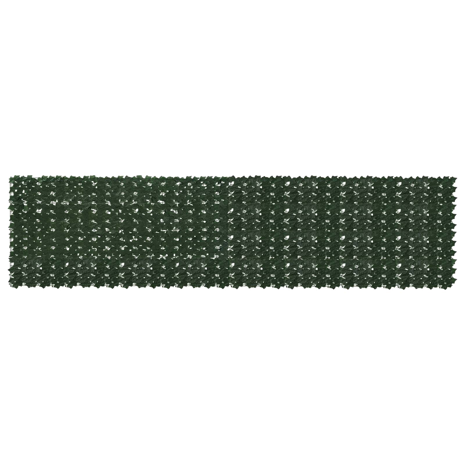 Rõdu ekraan lehtedega Tumeroheline 400 x 100 cm