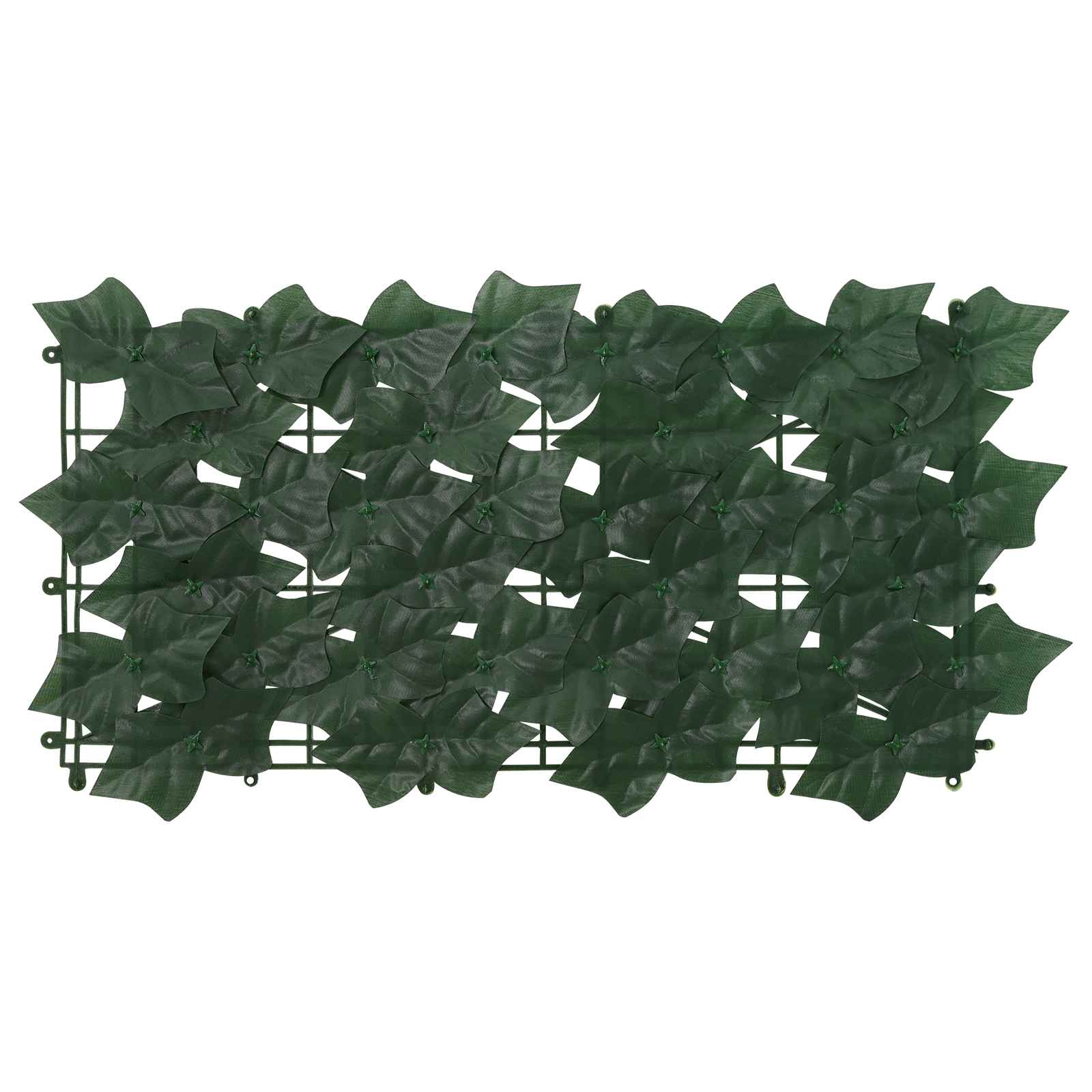 Rõdu ekraan lehtedega Tumeroheline 500 x 100 cm