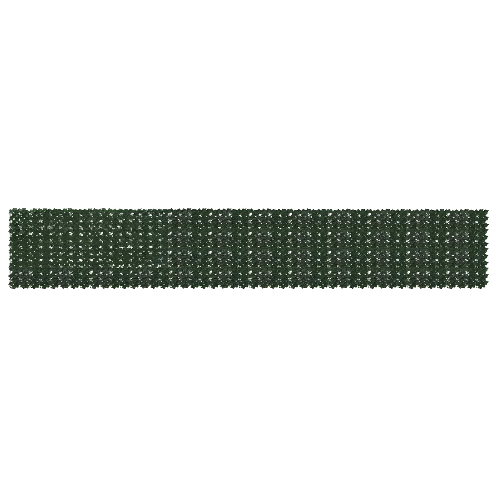 Rõdu ekraan lehtedega Tumeroheline 600 x 100 cm