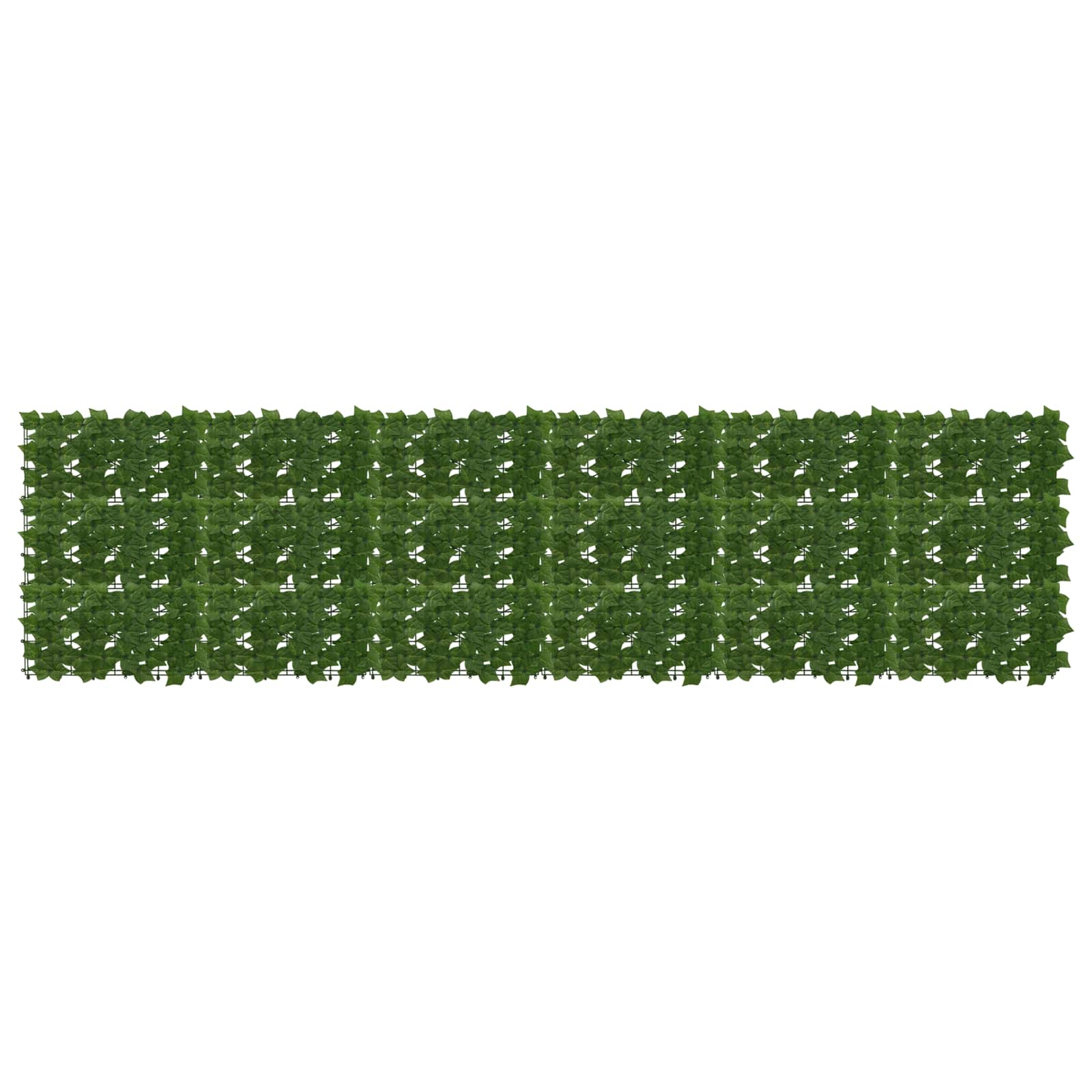 Rõdu ekraan lehtedega Roheline 300 x 75 cm