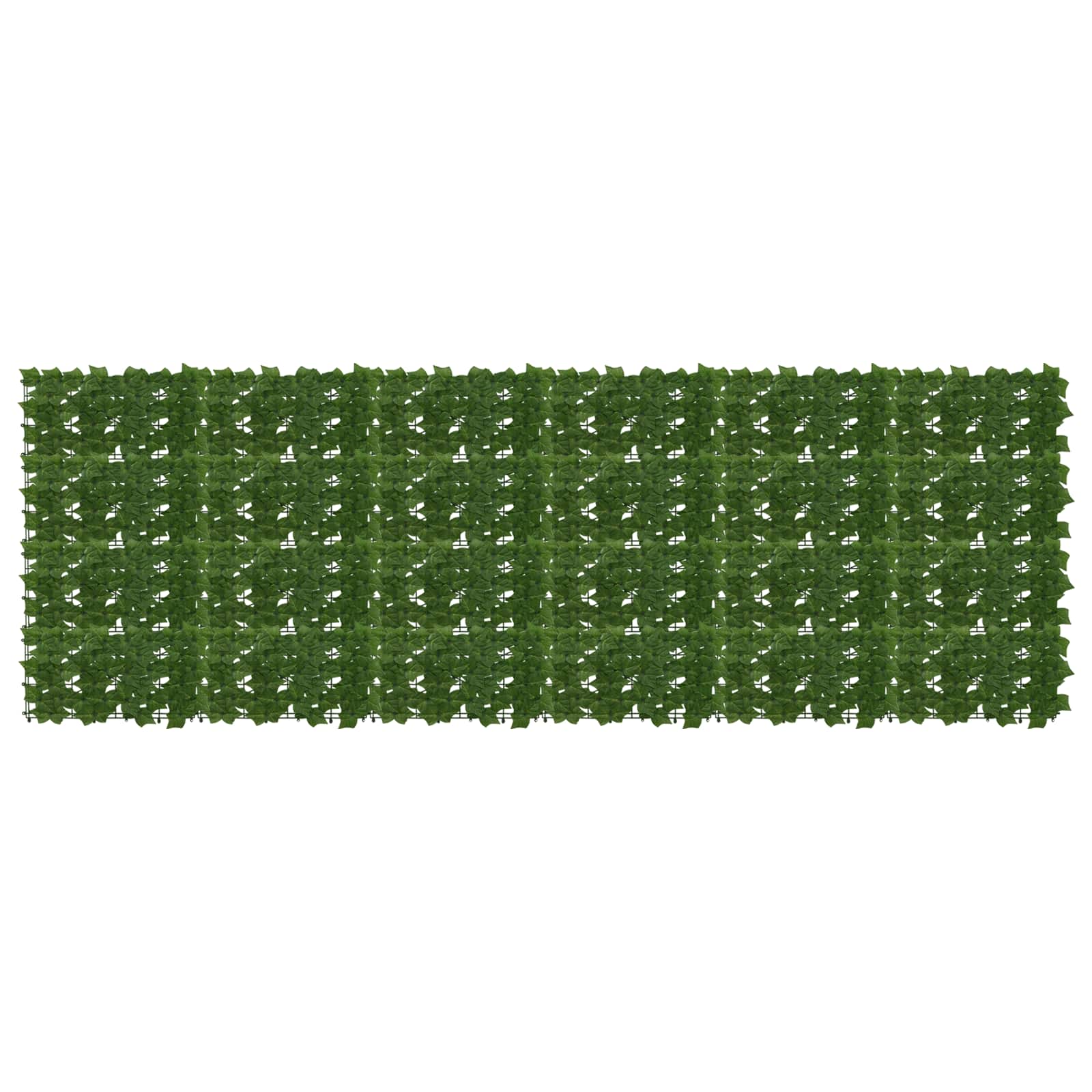 Rõdu ekraan lehtedega Roheline 300 x 100 cm
