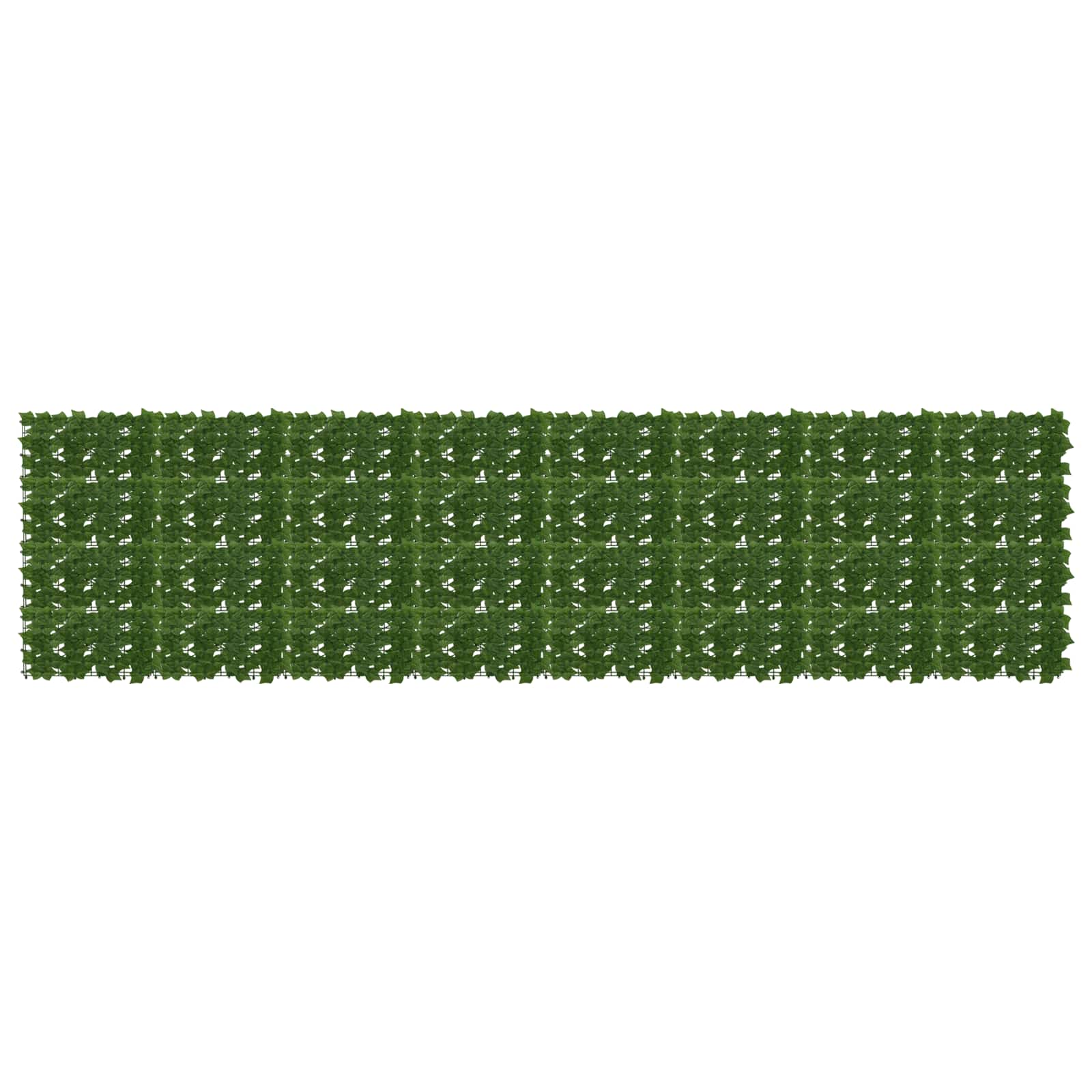 Rõdu ekraan lehtedega Roheline 400 x 100 cm