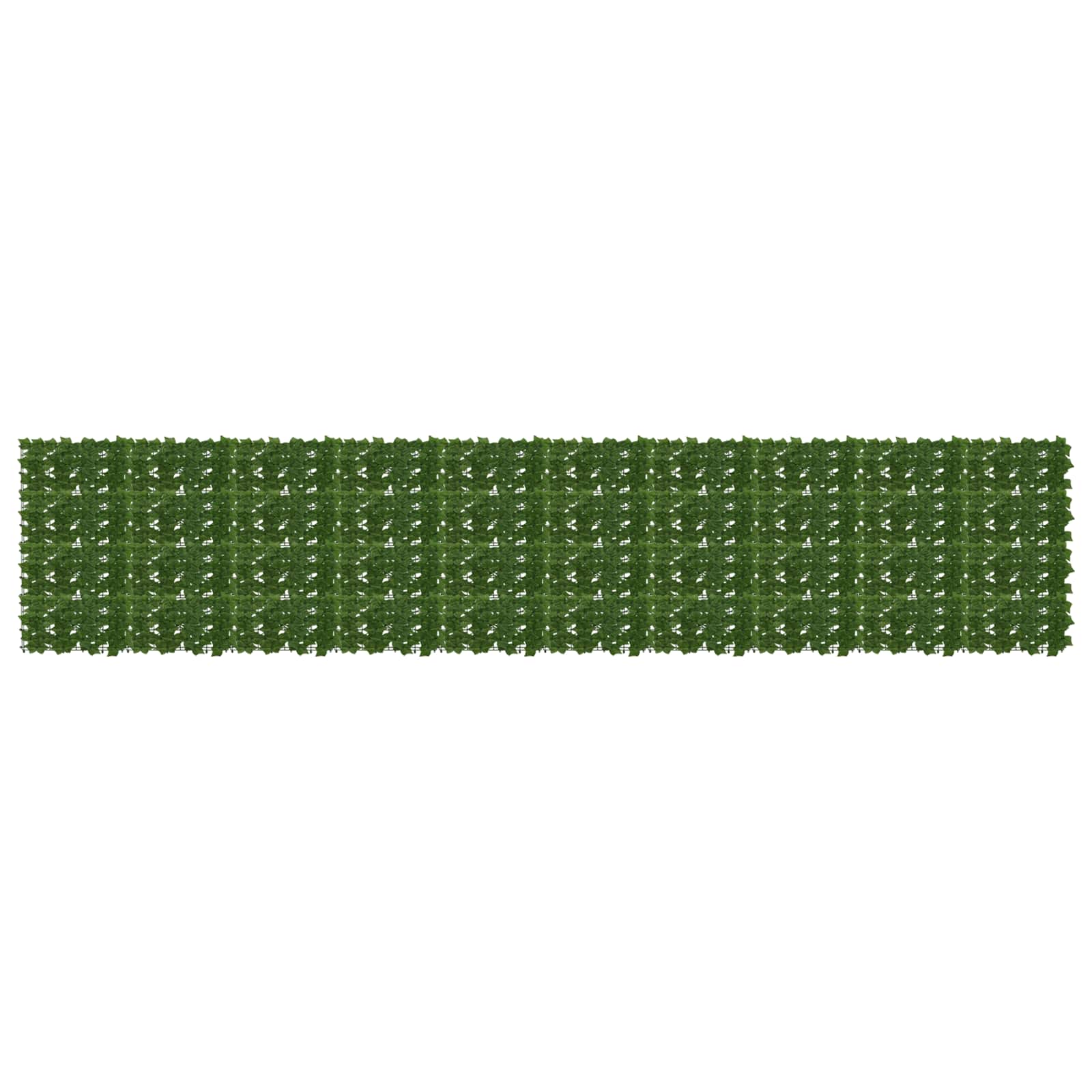Rõdu ekraan lehtedega Roheline 500 x 100 cm