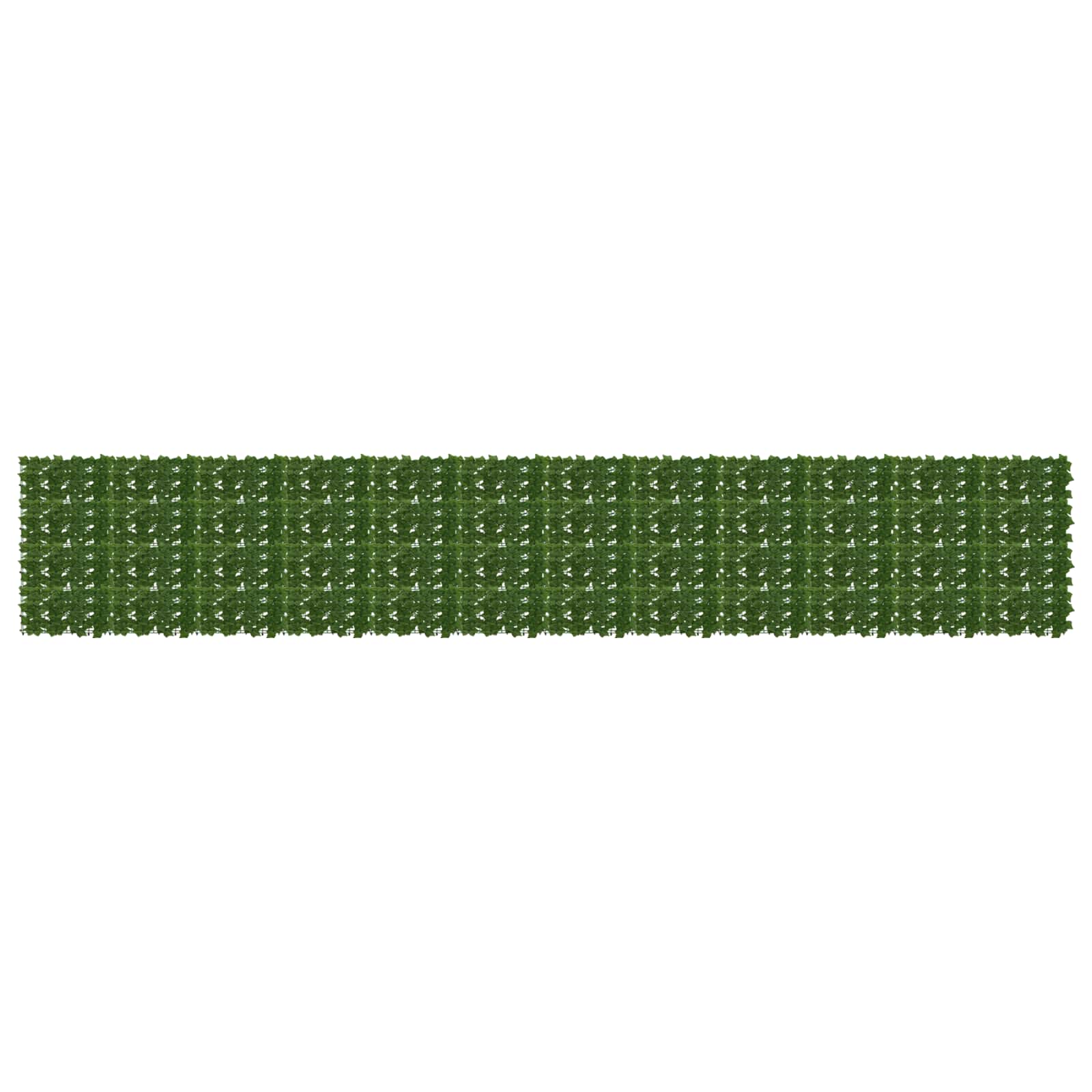 Rõdu ekraan lehtedega Roheline 600 x 100 cm