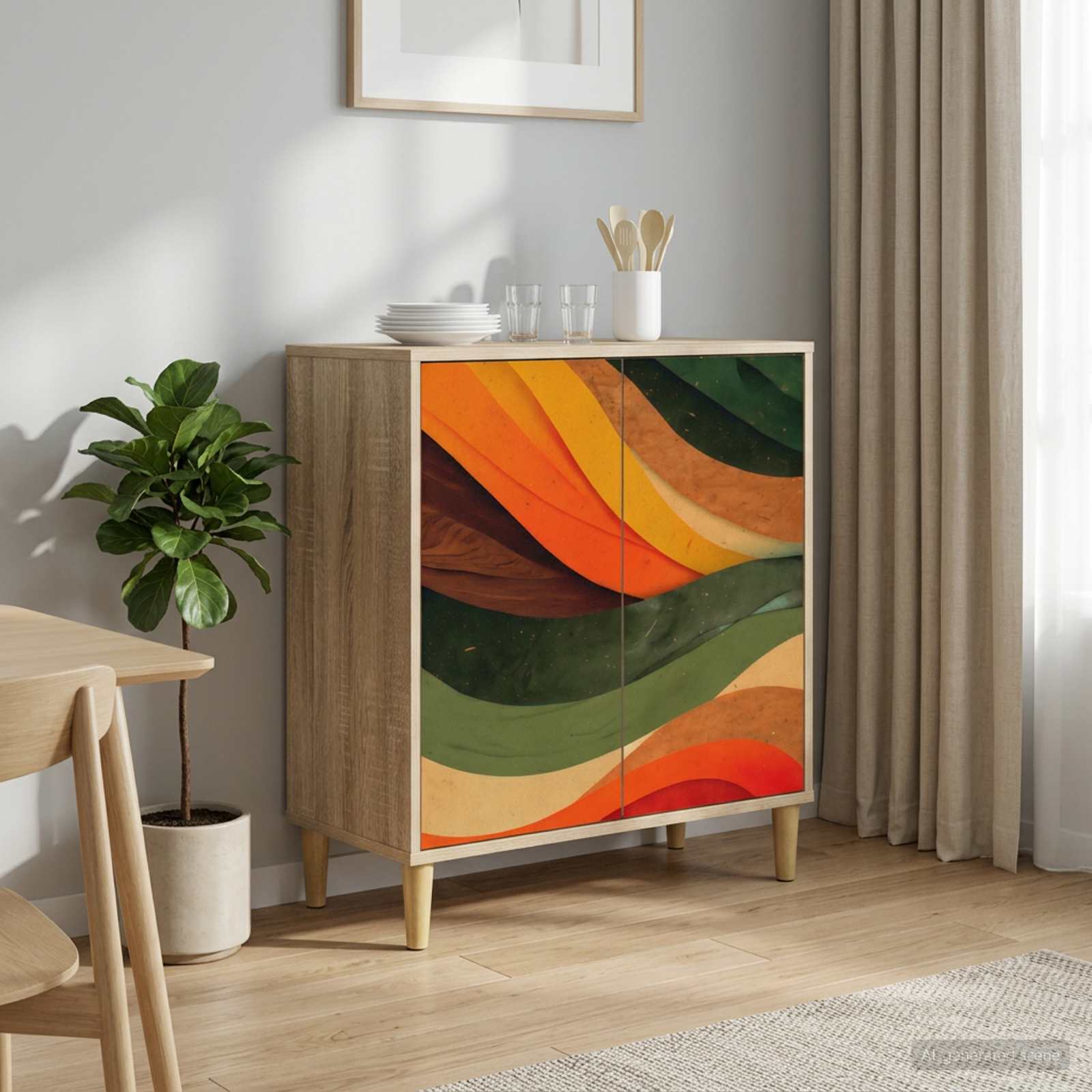 Kõide BONN Sonoma 69 x 33 x 75 cm Tehispuit