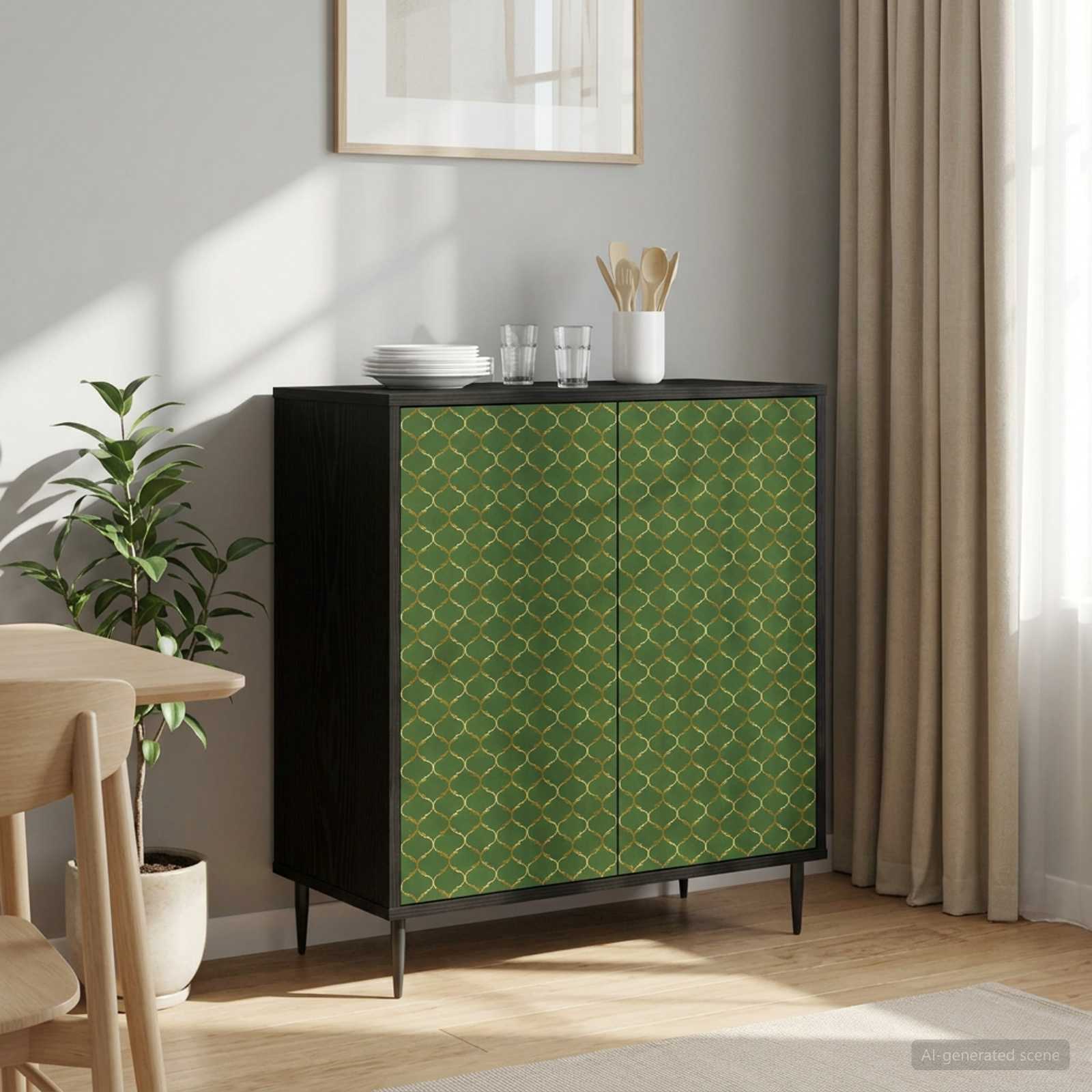 Kõide GELEEN Must tamm 69 x 33 x 76 cm Tehispuit