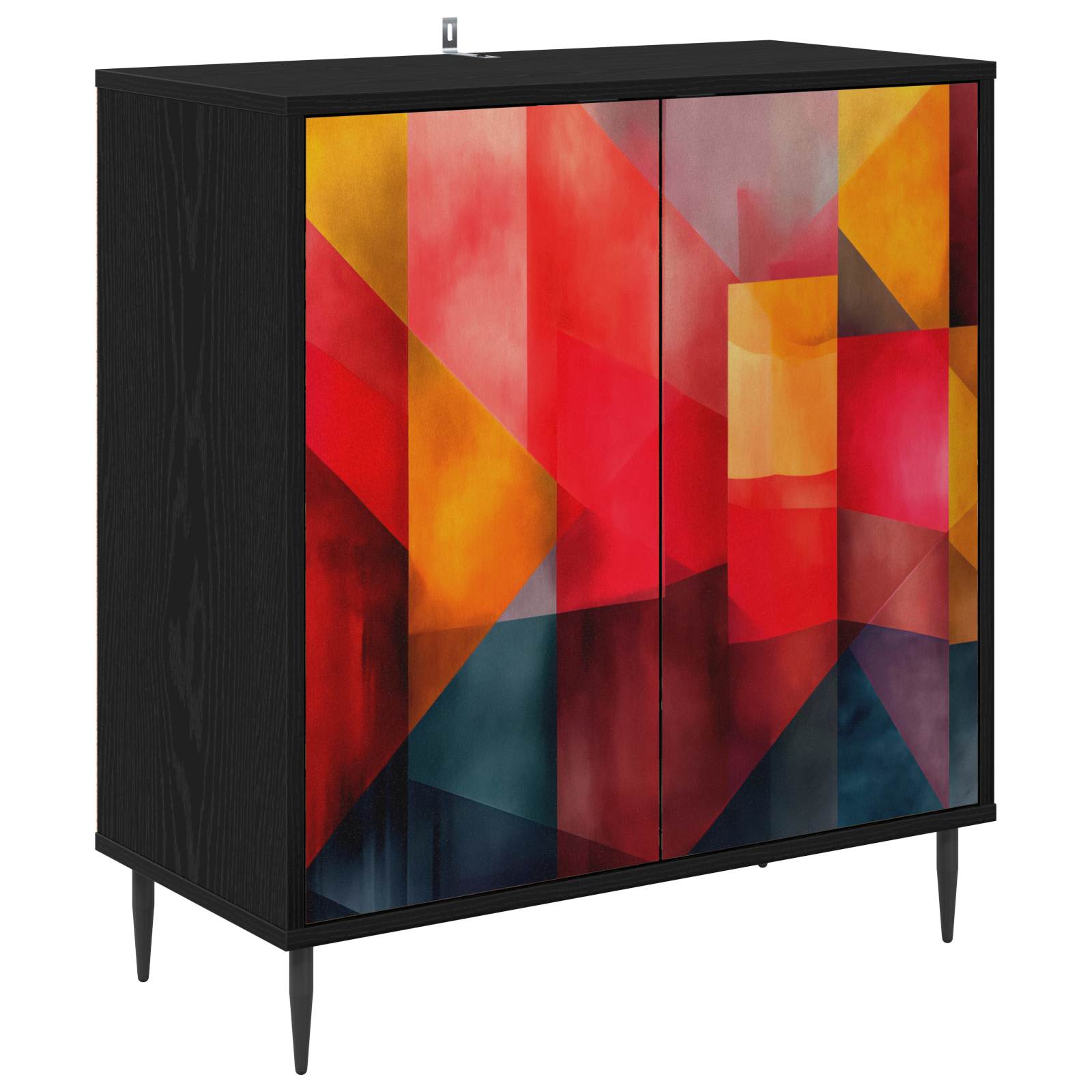 Kõide HEESCH Must tamm 69 x 33 x 76 cm Tehispuit