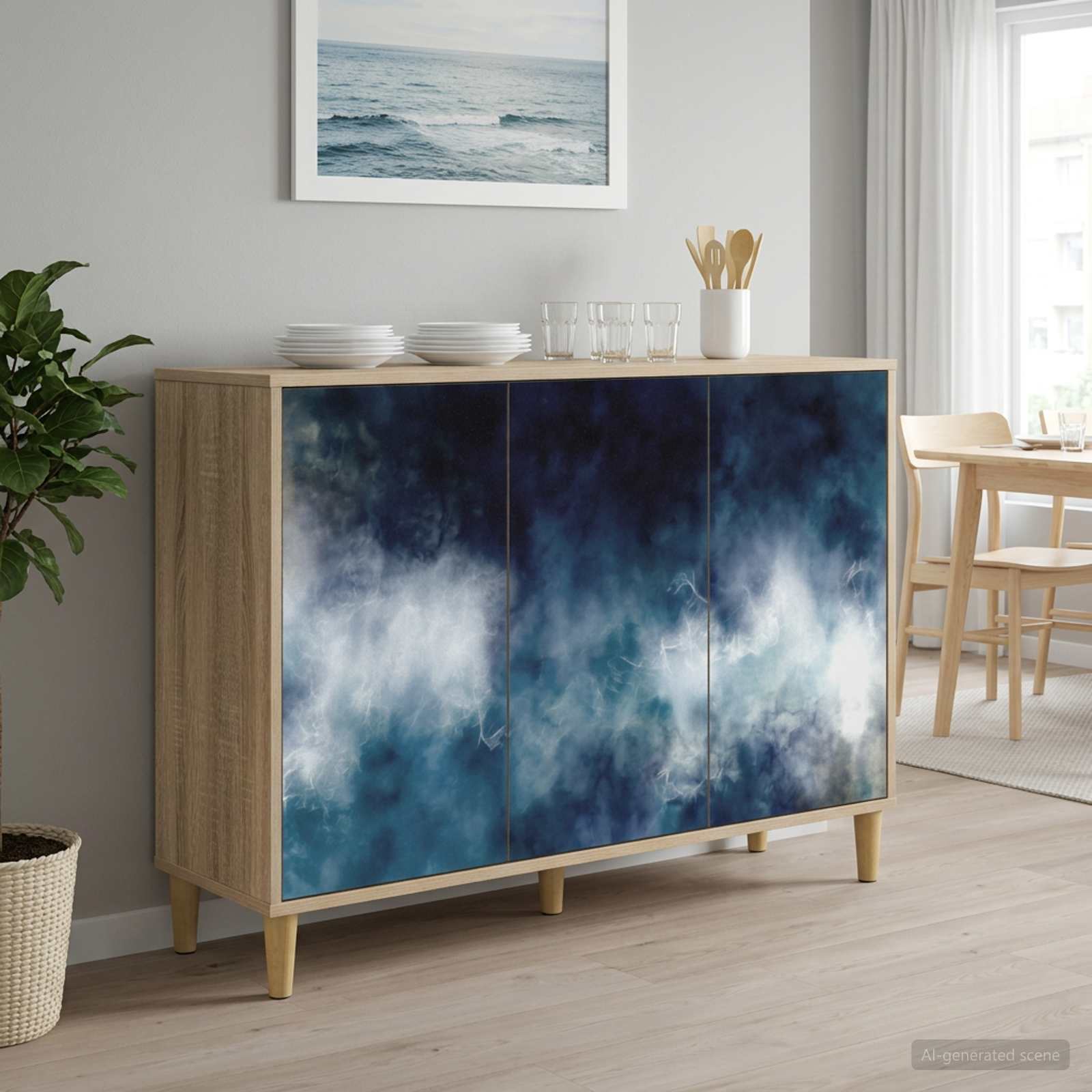 Kõide RAALTE Sonoma 102 x 33 x 75 cm Tehispuit