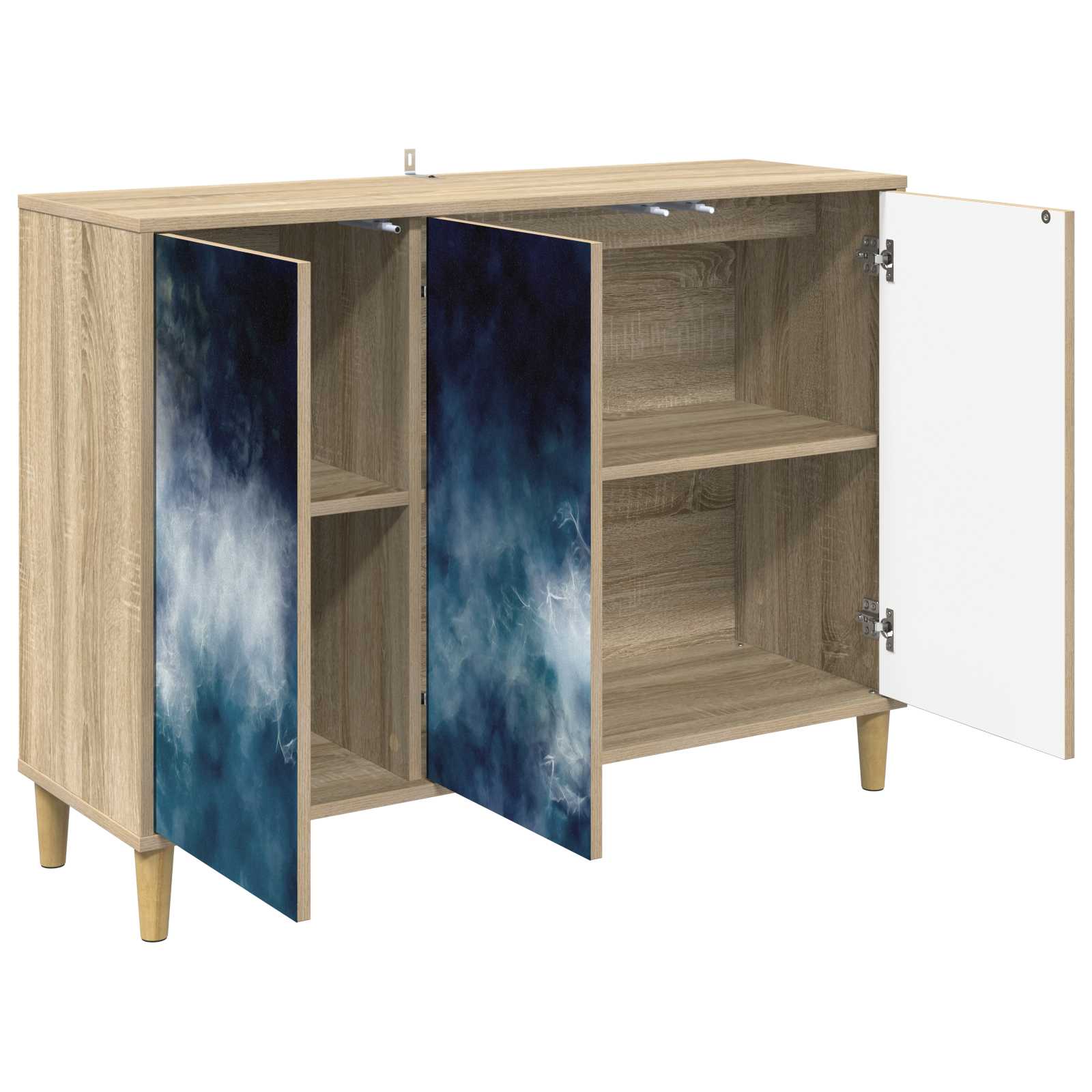 Kõide RAALTE Sonoma 102 x 33 x 75 cm Tehispuit