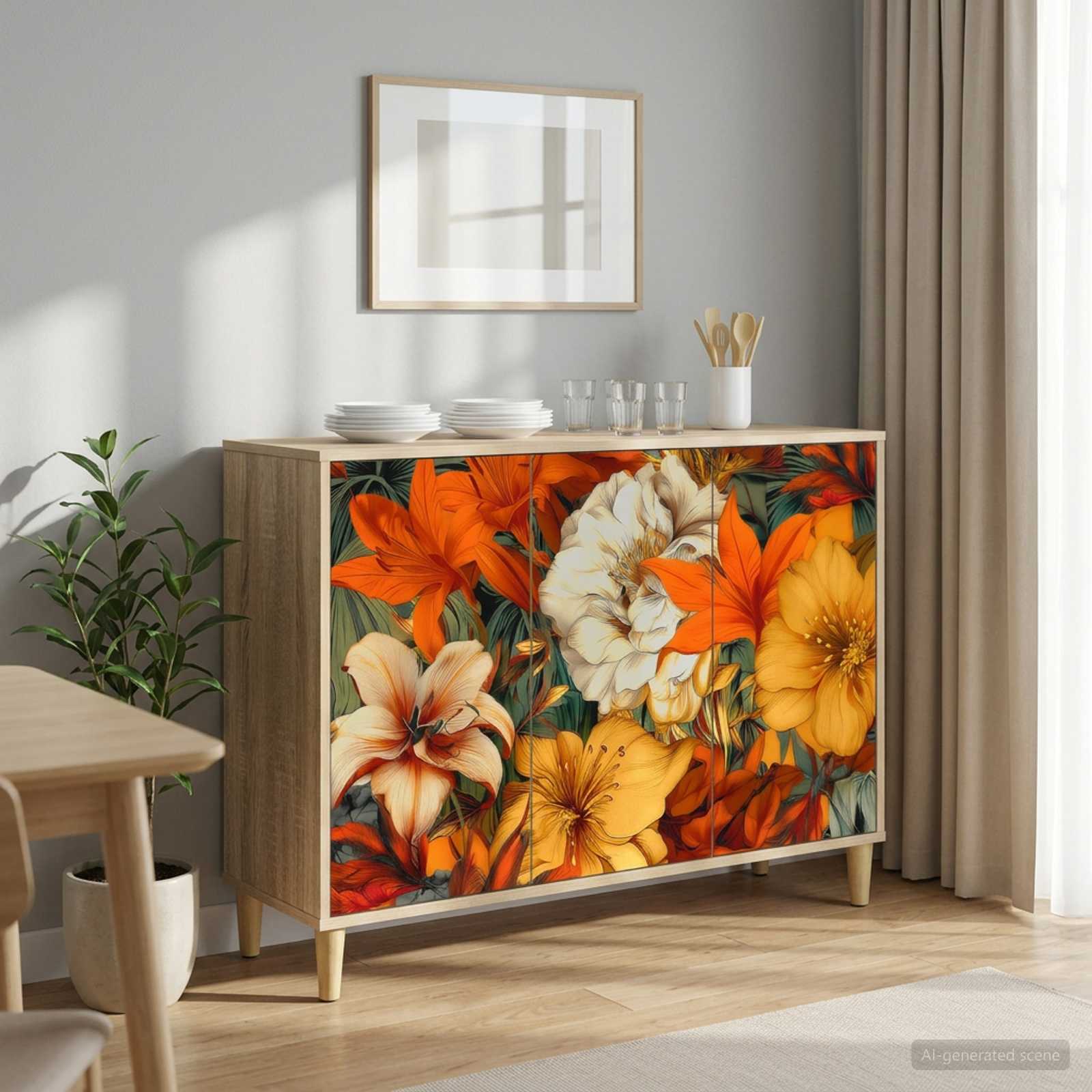 Kõide GENNEP Sonoma 102 x 33 x 75 cm Tehispuit