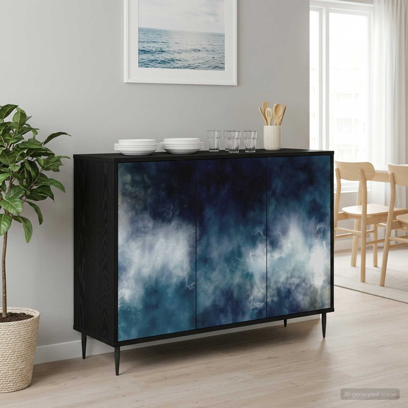 Kõide RAALTE Must tamm 102 x 33 x 76 cm Tehispuit