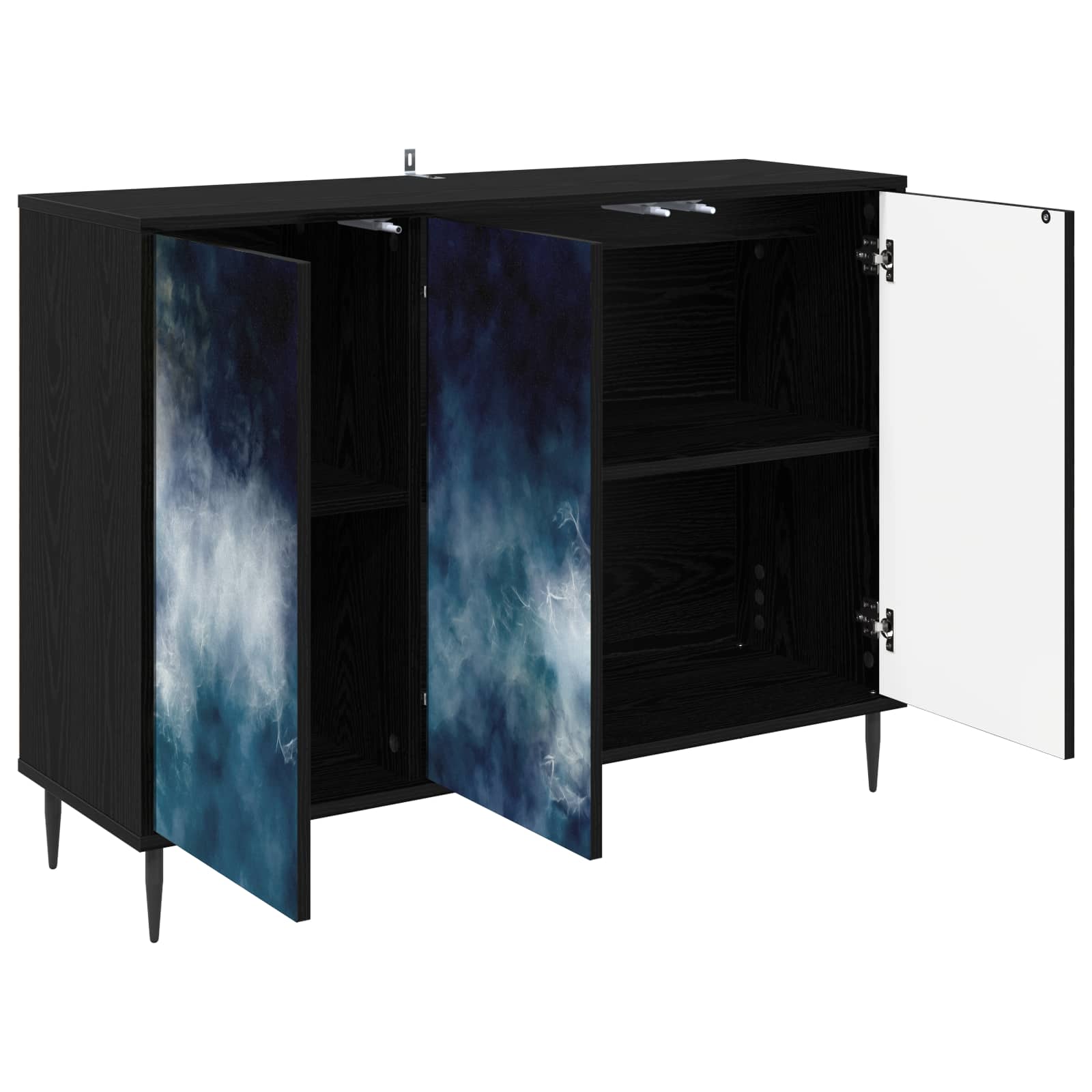 Kõide RAALTE Must tamm 102 x 33 x 76 cm Tehispuit