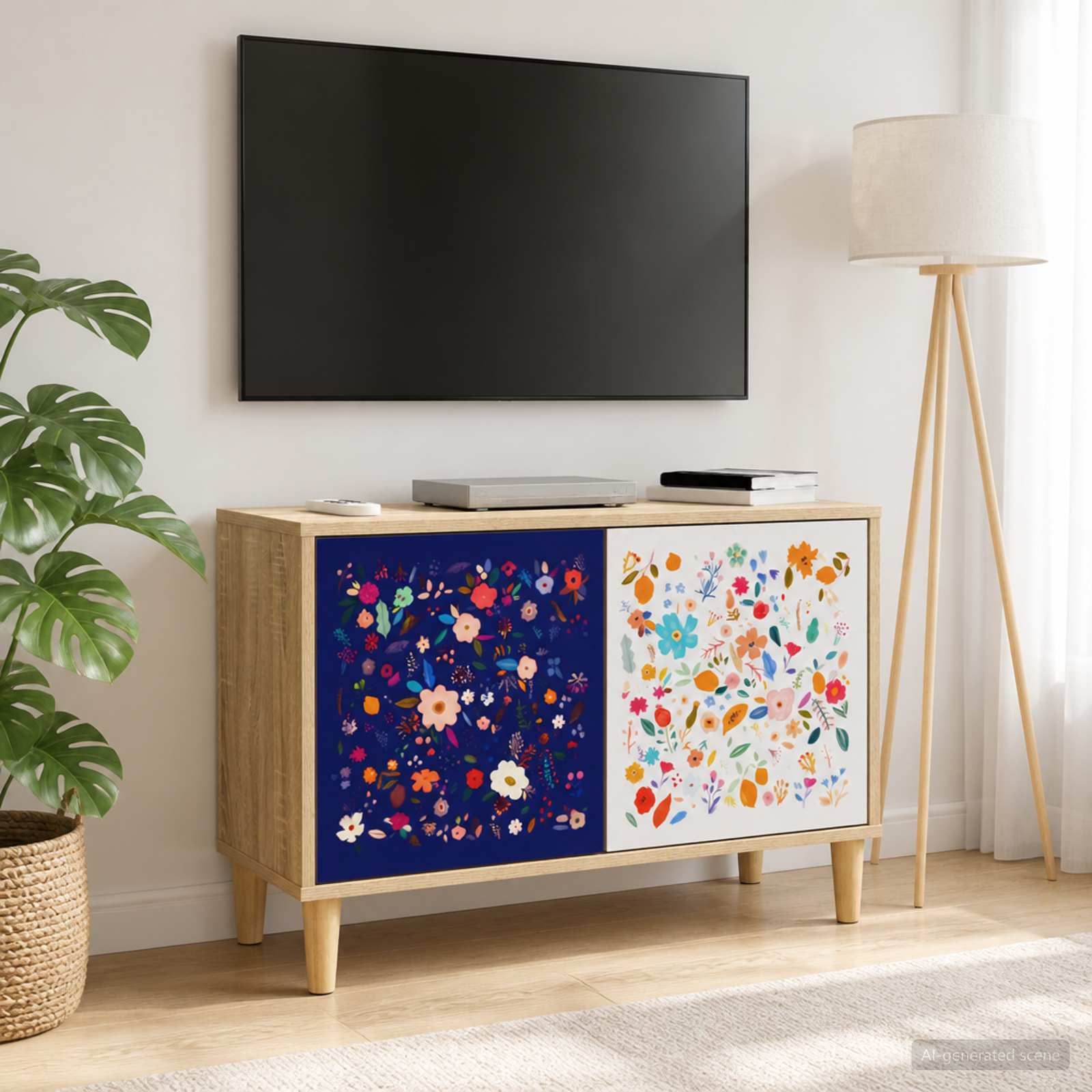 Telerikapp MAINZ 69 x 33 x 50 cm Sonoma Tehispuit