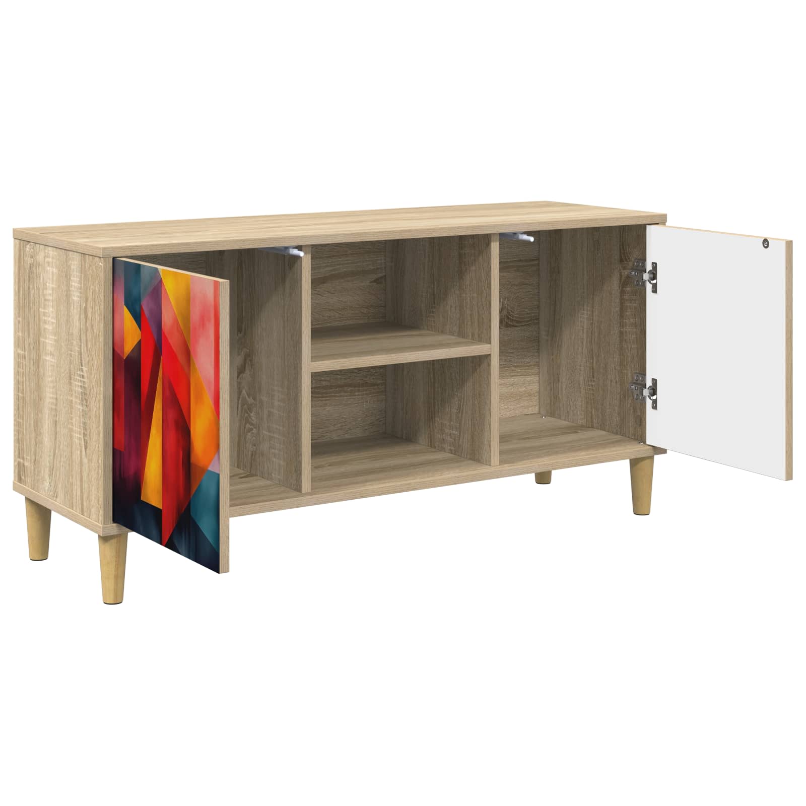 Telerikapp HEESCH 102 x 33 x 50 cm Sonoma Tehispuit