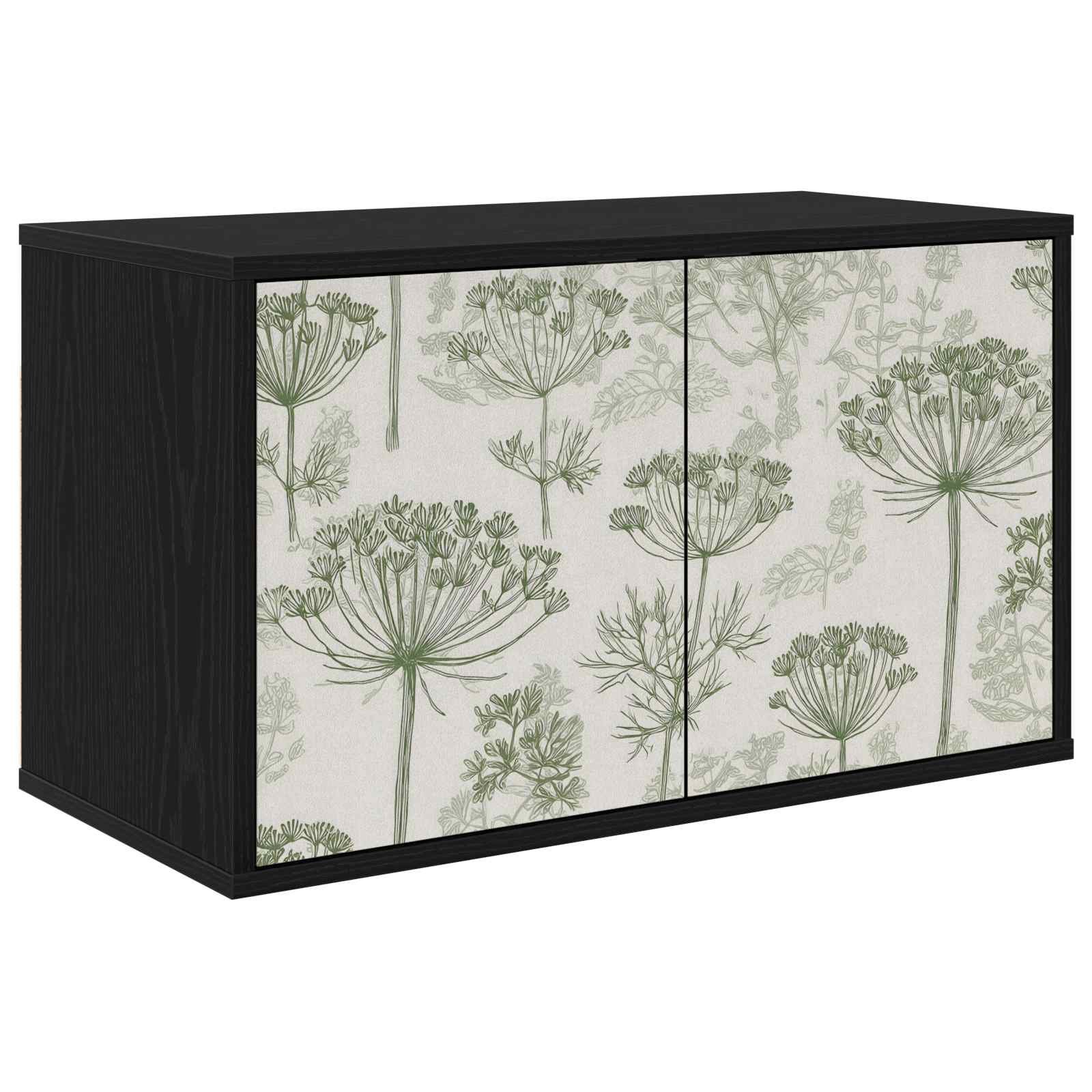 Seinale paigaldatav TV kapp GOTHA 69 x 33 x 40 cm Must tamm