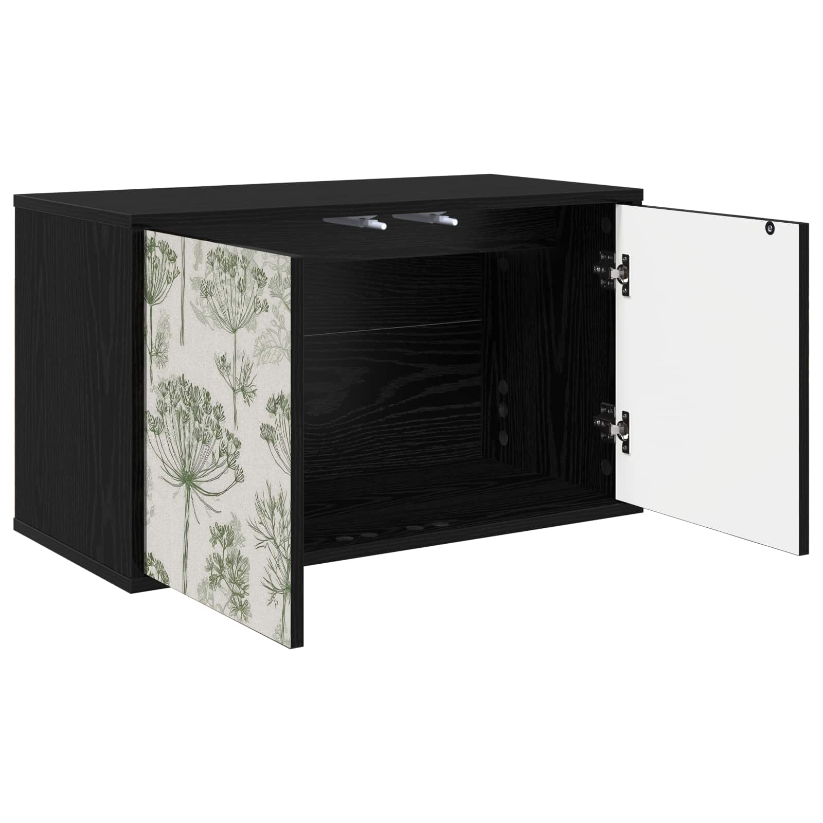 Seinale paigaldatav TV kapp GOTHA 69 x 33 x 40 cm Must tamm