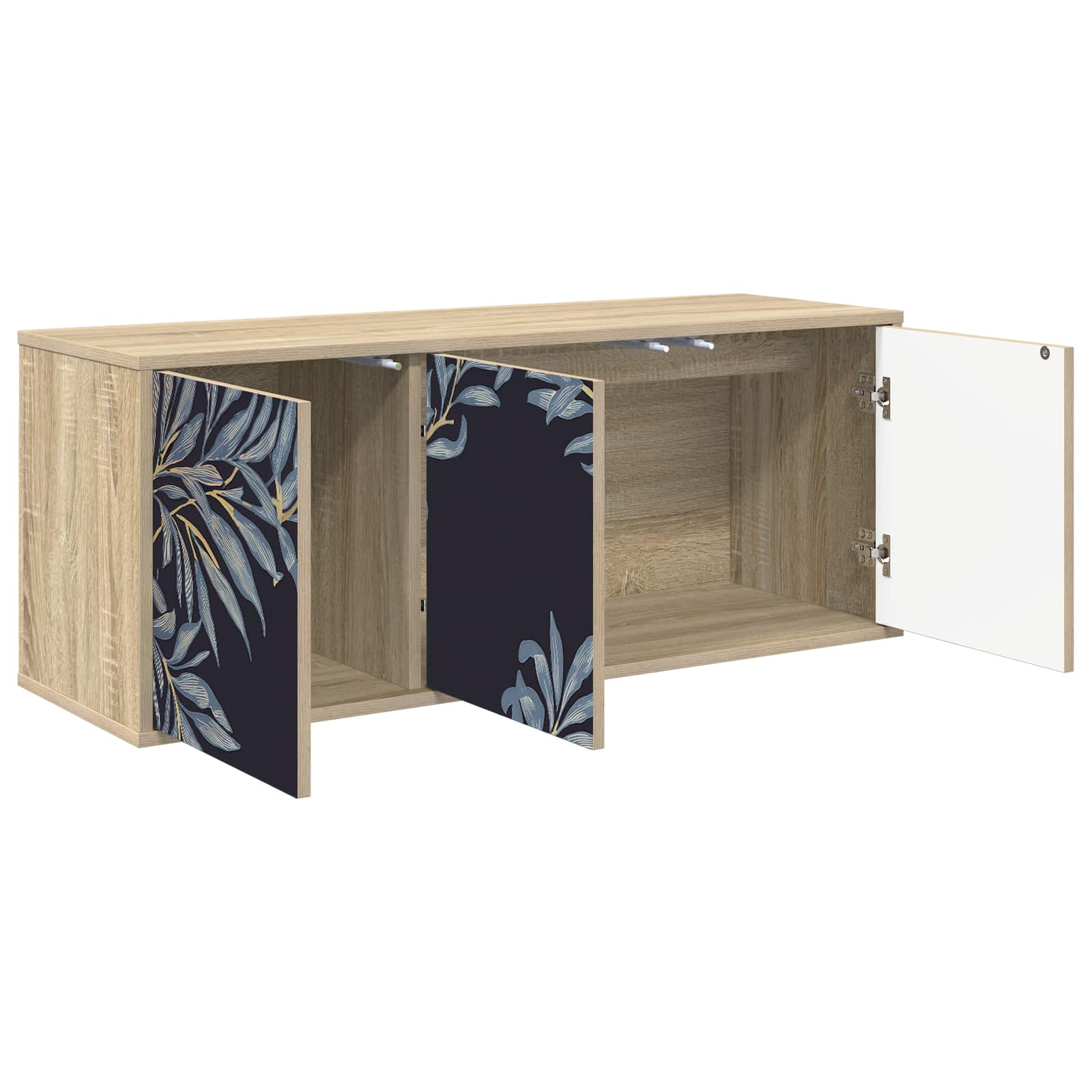 Seinale paigaldatav TV kapp DOKKUM 102 x 33 x 40 cm Sonoma tamm