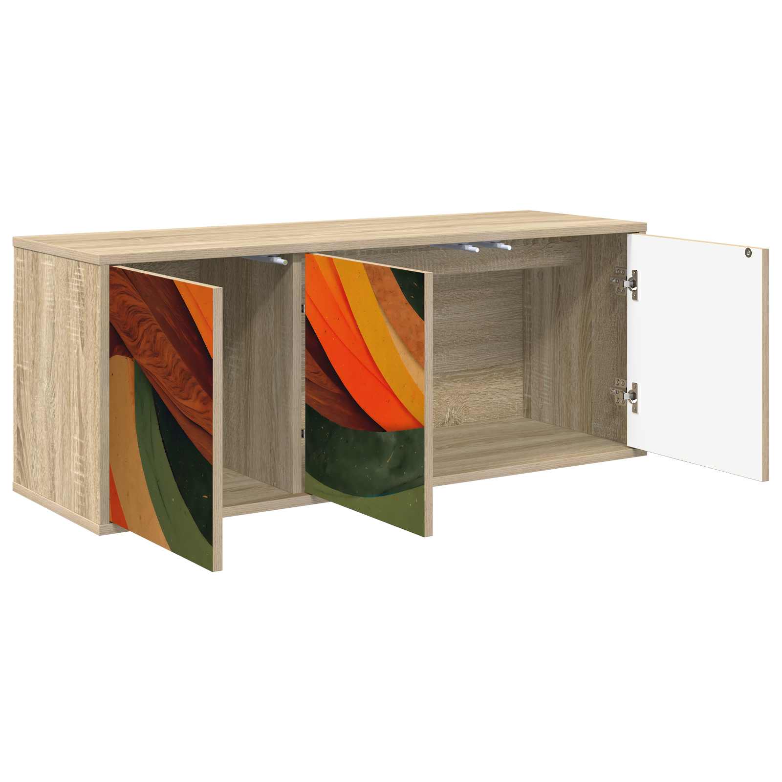 Seinale paigaldatav TV kapp BONN 102 x 33 x 40 cm Sonoma tamm