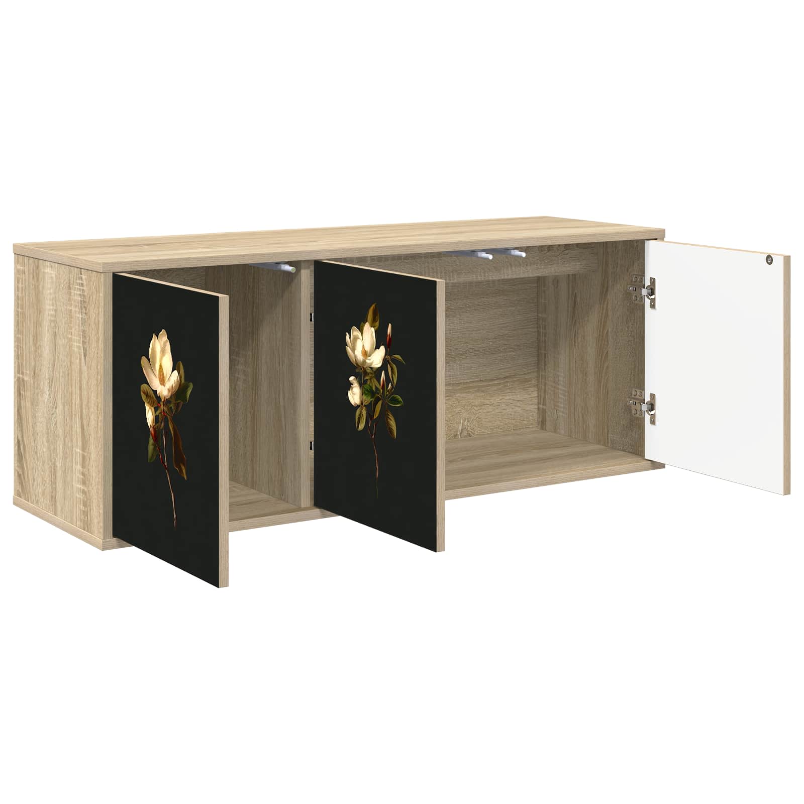 Seinale paigaldatav TV kapp BREMEN 102 x 33 x 40 cm Sonoma tamm