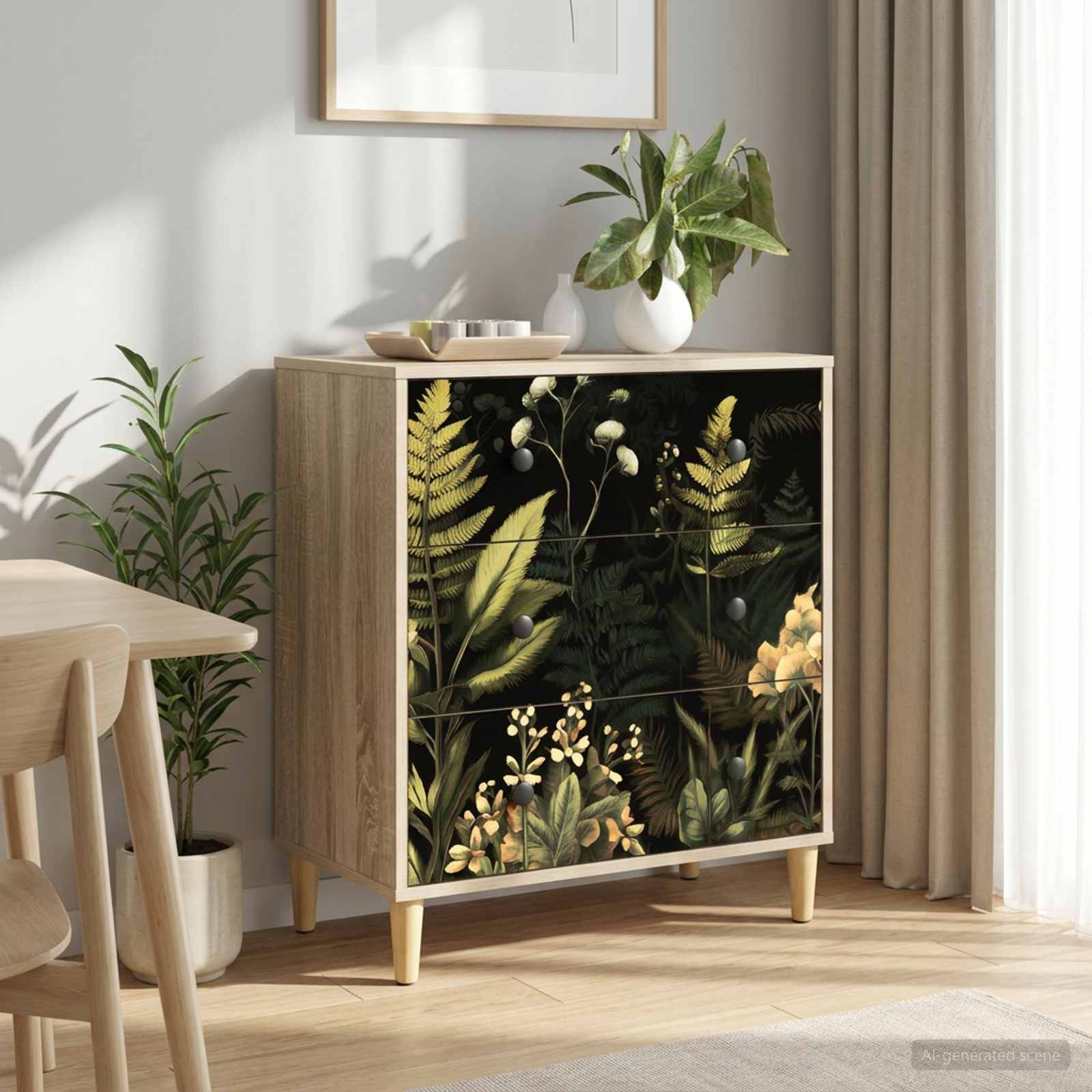 Õhupoli RHENEN Troopiline džungli muster 66 x 36,5 x 75 cm