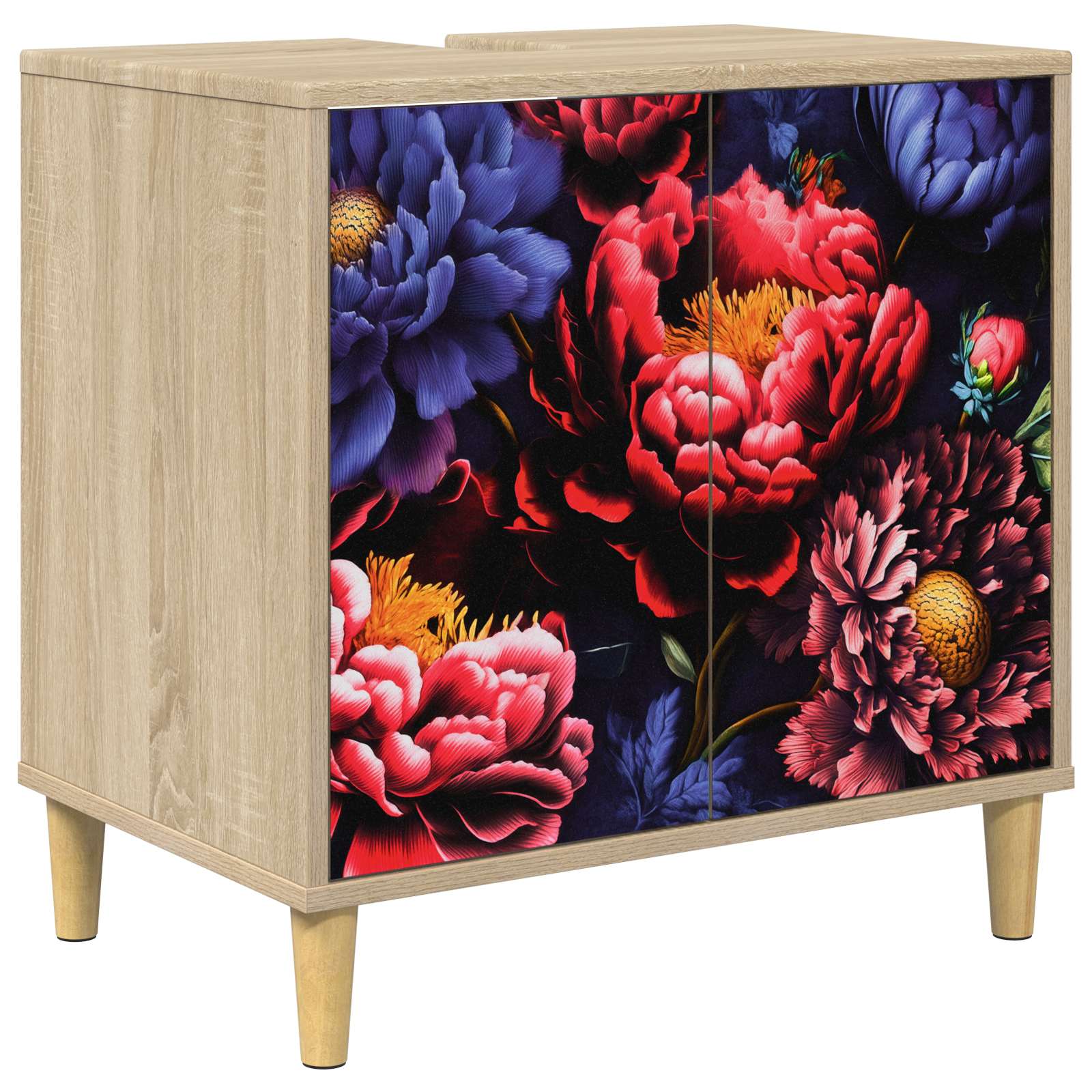 Vannitoa kapp KIEL Sonoma 60 x 40 x 60 cm Tehispuit