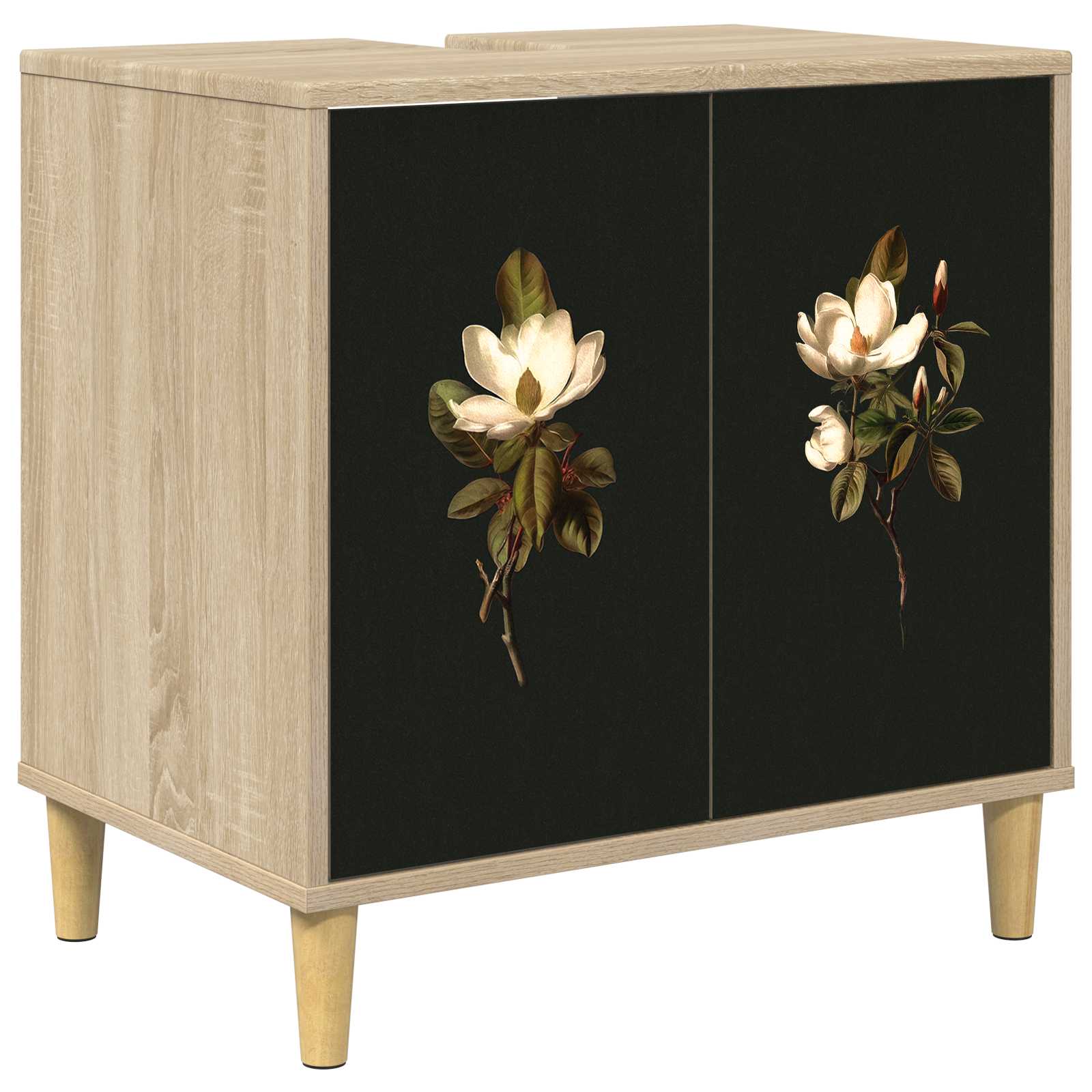 Vannitoa kapp BREMEN Sonoma 60 x 40 x 60 cm Tehispuit