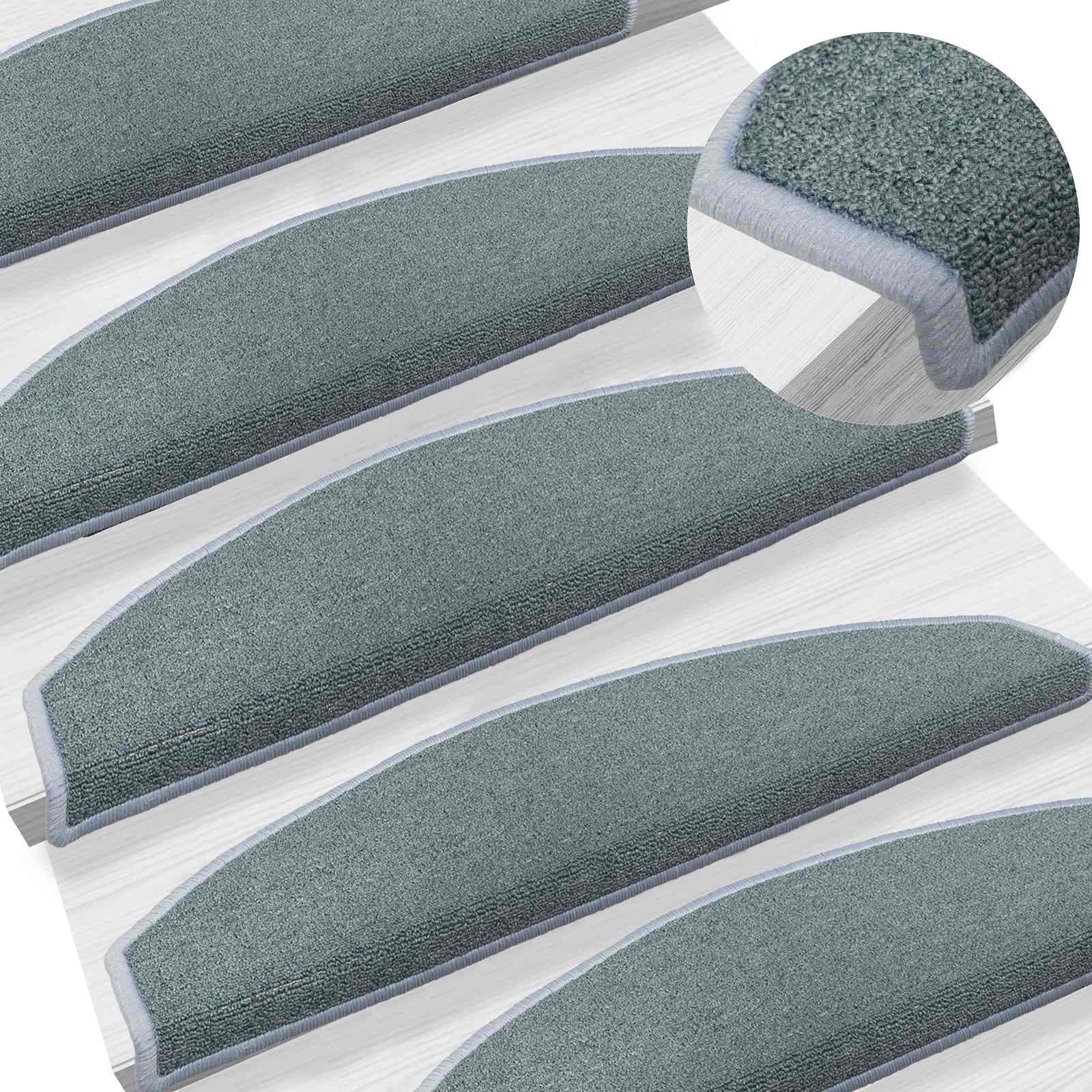 Iseliimuvad treppimatid 15 tk 80 x 24,5 x 3,5 cm Merisinine