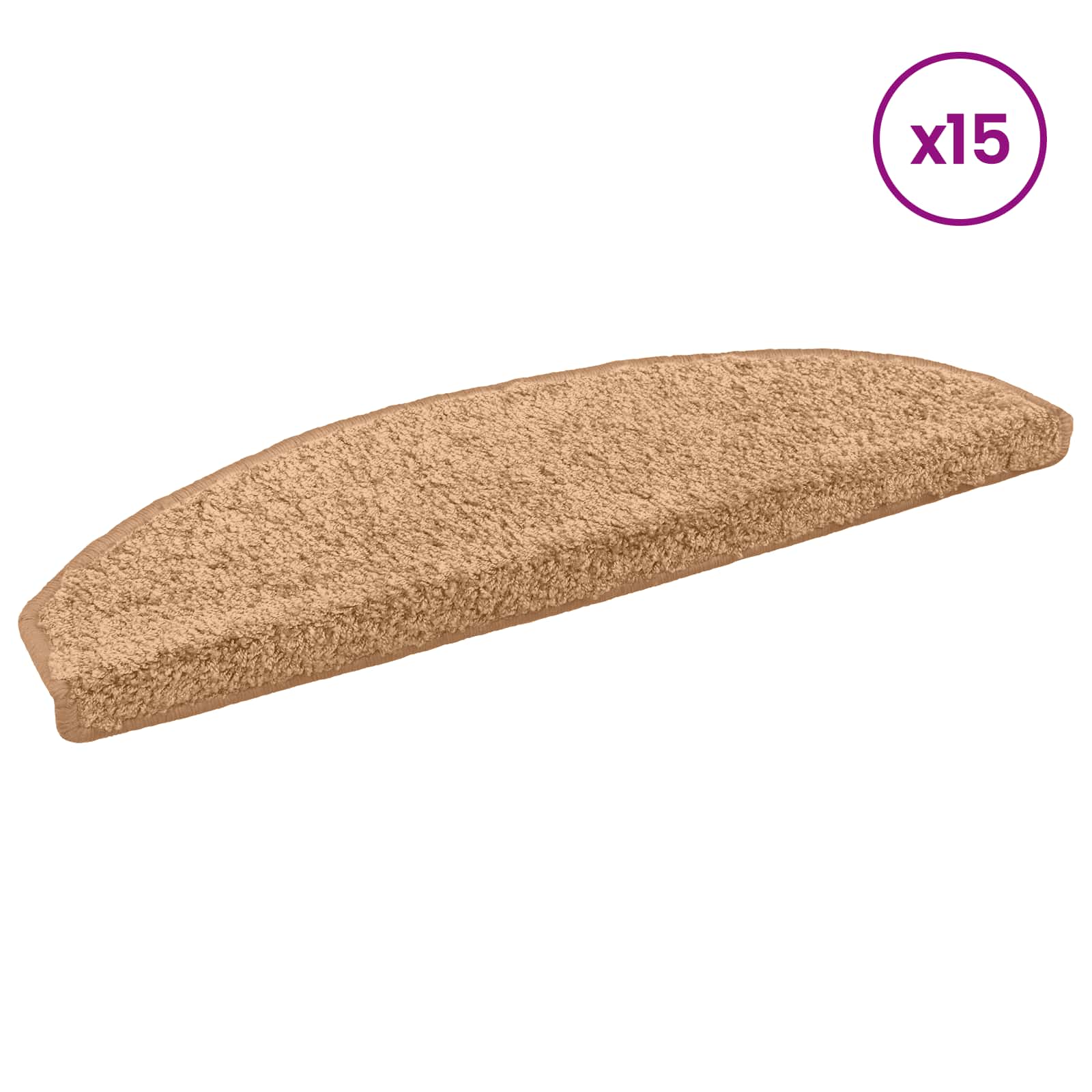 Iseliimuvad treppimatid 15 tk 80 x 24,5 x 3,5 cm Beež